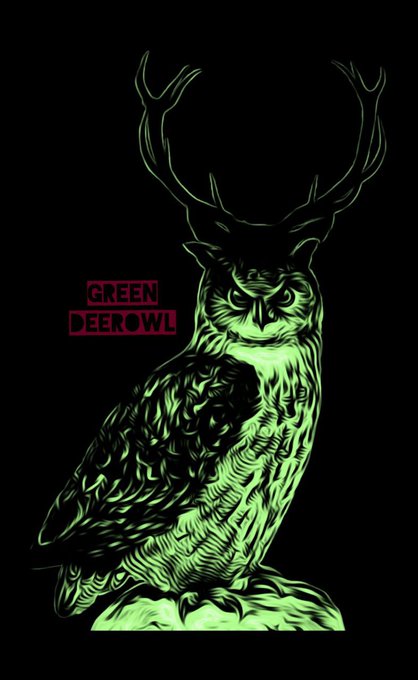 Hi! Today I show you my pet, which accompanies me in my watermarks. I'm very proud of him. #greendeerowl<a href="/tag/owl"class="tags"><span>#owl</span></a><a href="/tag/green"class="tags"><span>#green</span></a><a href="/tag/ph"class="tags"><span>#ph</span></a><a href="/tag/greendeerowl"class="tags"><span>#greendeerowl</span></a>