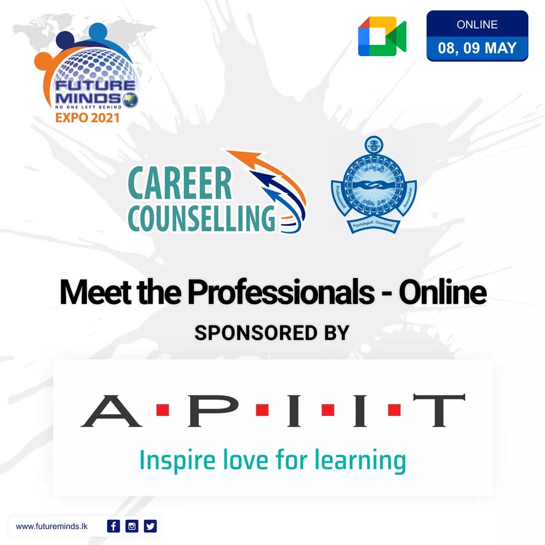 Future Minds On Twitter Explore Your Career Options Build A Successful Career Path Leveraging Your Personal Strengths Future Minds Online Career Counselling 08th Amp 09th May 9 00am To 4 00pm Sponsored By Apiit
