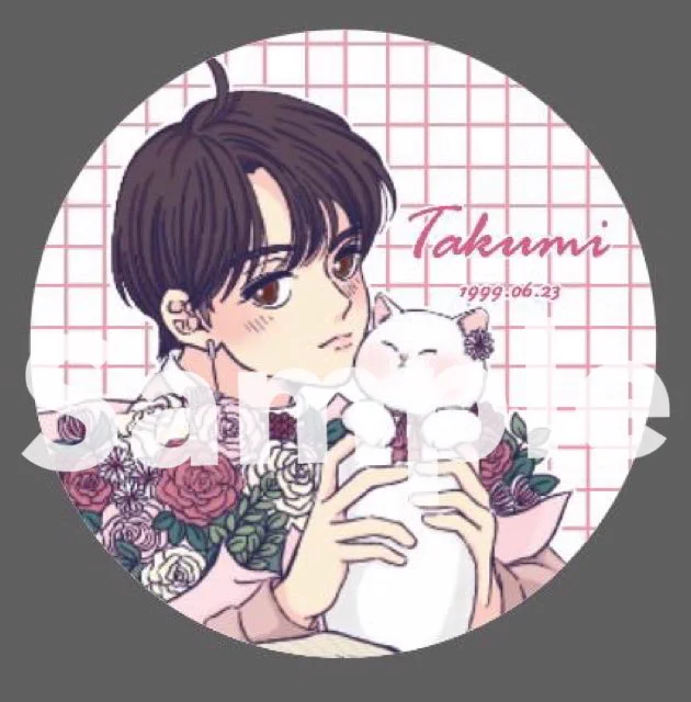 大変僭越ながら…notプニプニ絵で拓実くんの中華ファンダム、川西拓実bot(@takumibot0623)様のリワードイラストに参加しました🥰
缶バッジとアクスタです❣️
小動物と拓実くんというテーマで猫ちゃん抱っこしてます☺️ 