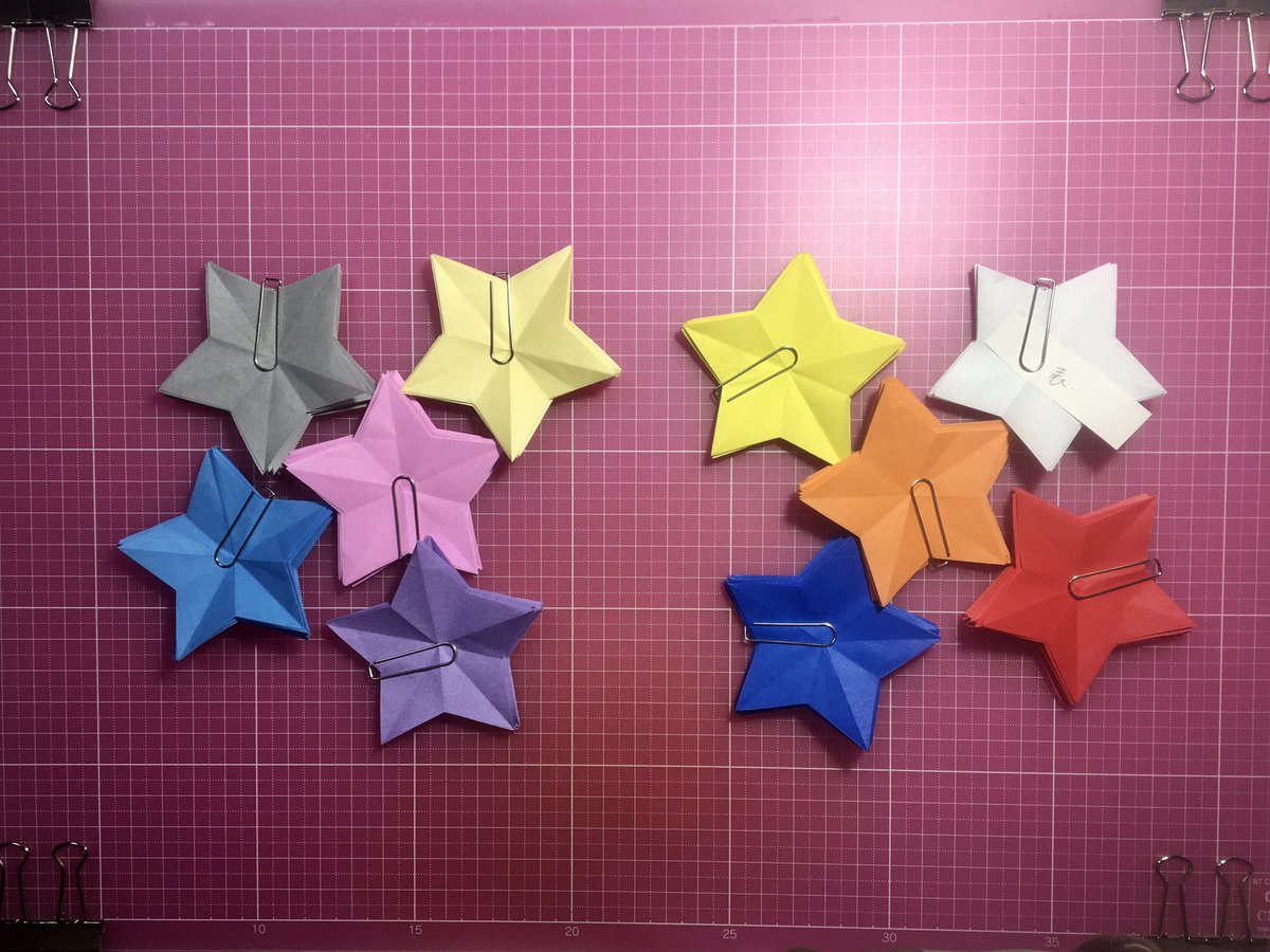 まえがわら あい 星つづり を完成させるのに去年作ったのをみようと思ったら写真残してなかった 七夕飾り おりがみくらぶ 新宮文明