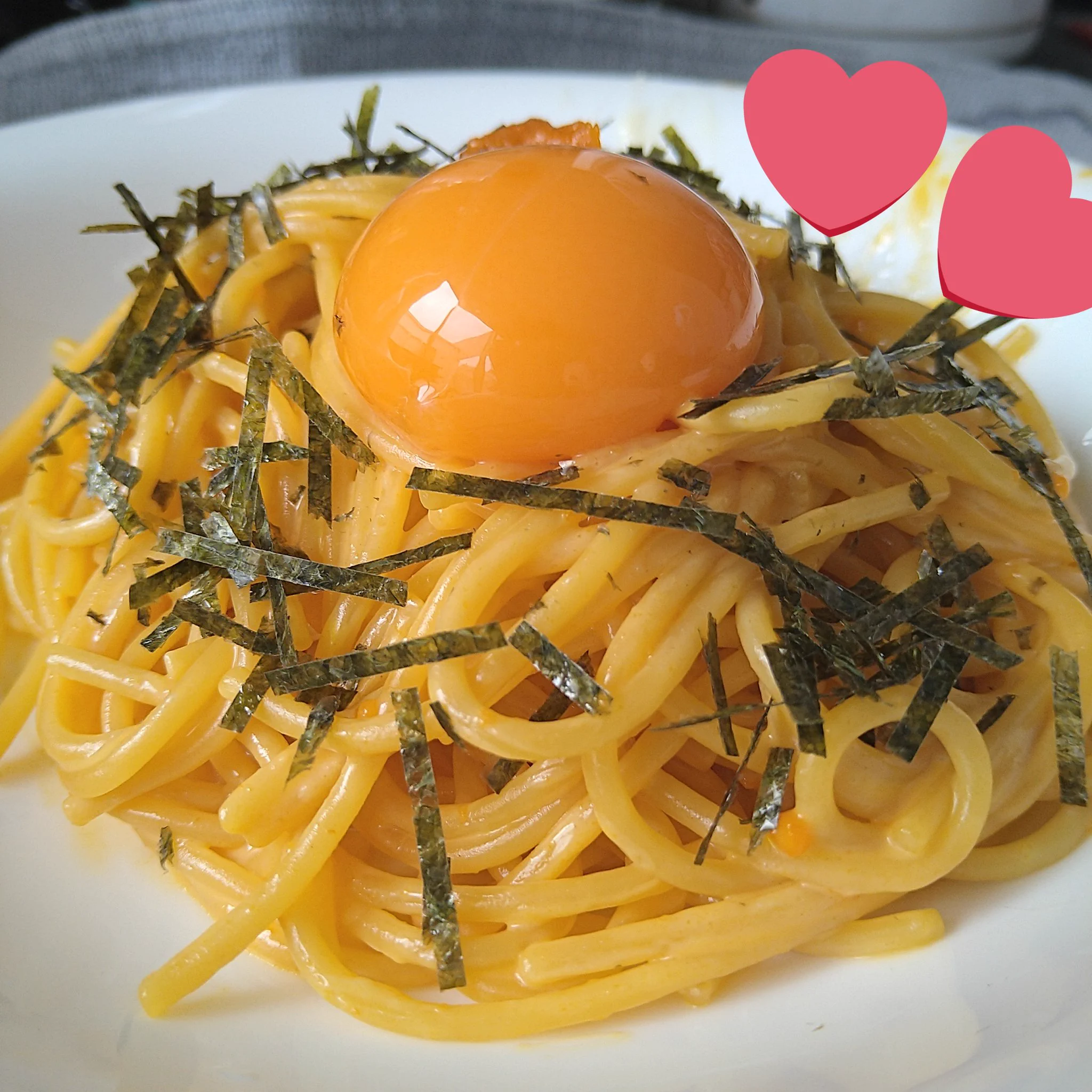 ほぼほぼおんなじで笑った
私はたらこ入れないでこんぶ茶のかわりに白だしで最後に卵黄と追いウニちゃん  