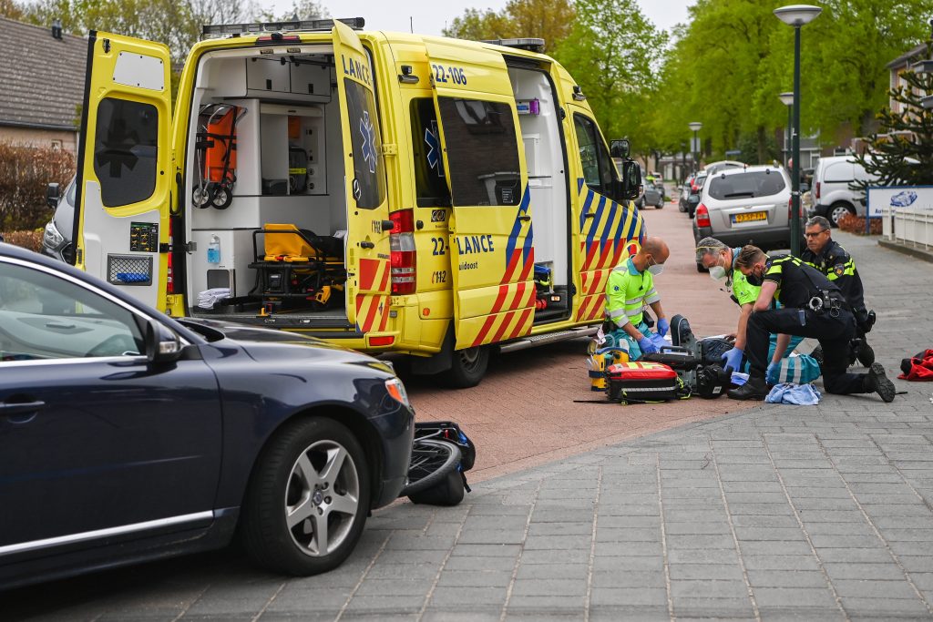 Fietser zwaargewond bij ongeval Geldrop . 8 mei 2021.
