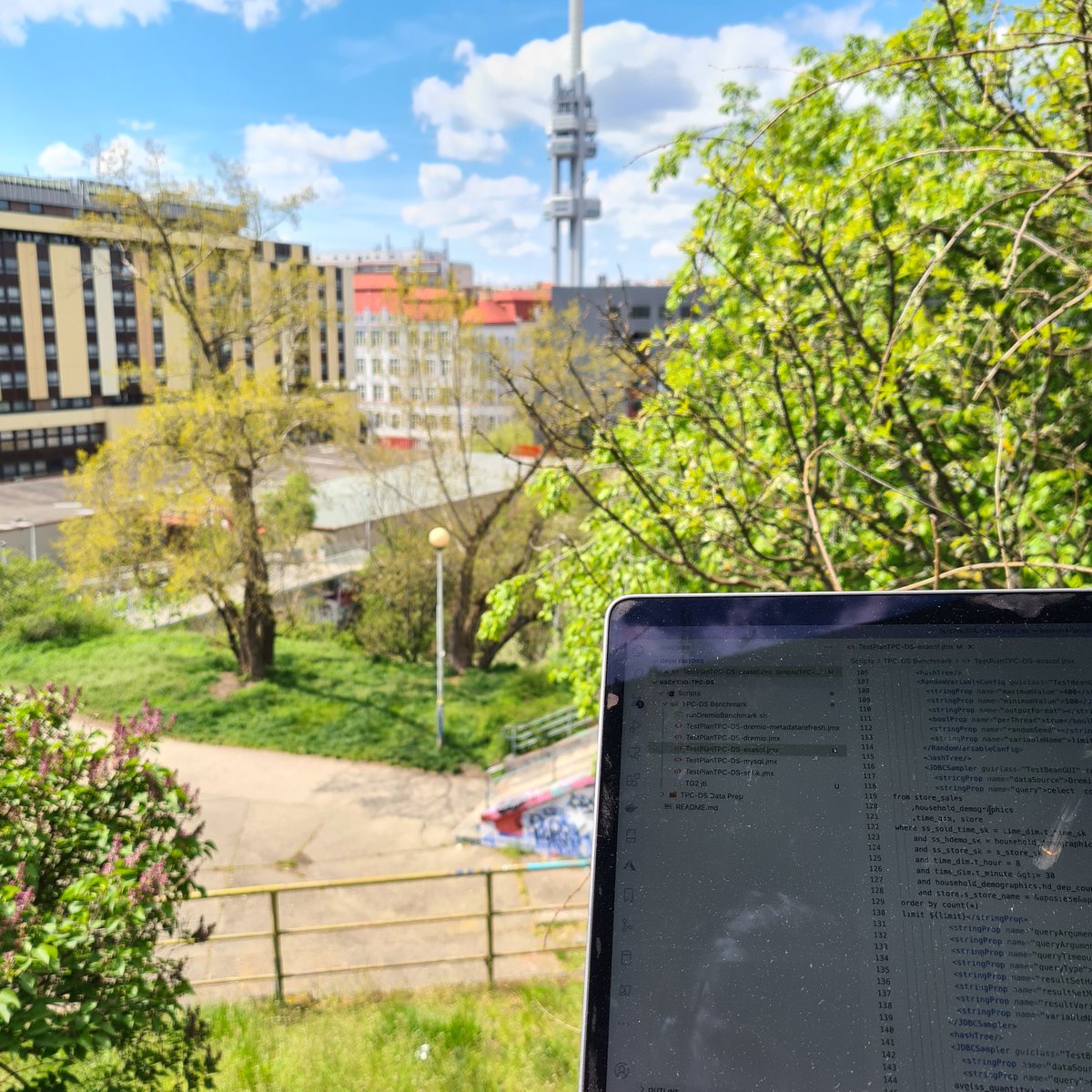 pavel242's tweet image. #CodeFromAnywhere, someone would go over the ocean, someone just to another country, for me, #Žižkov works. :D
For now.