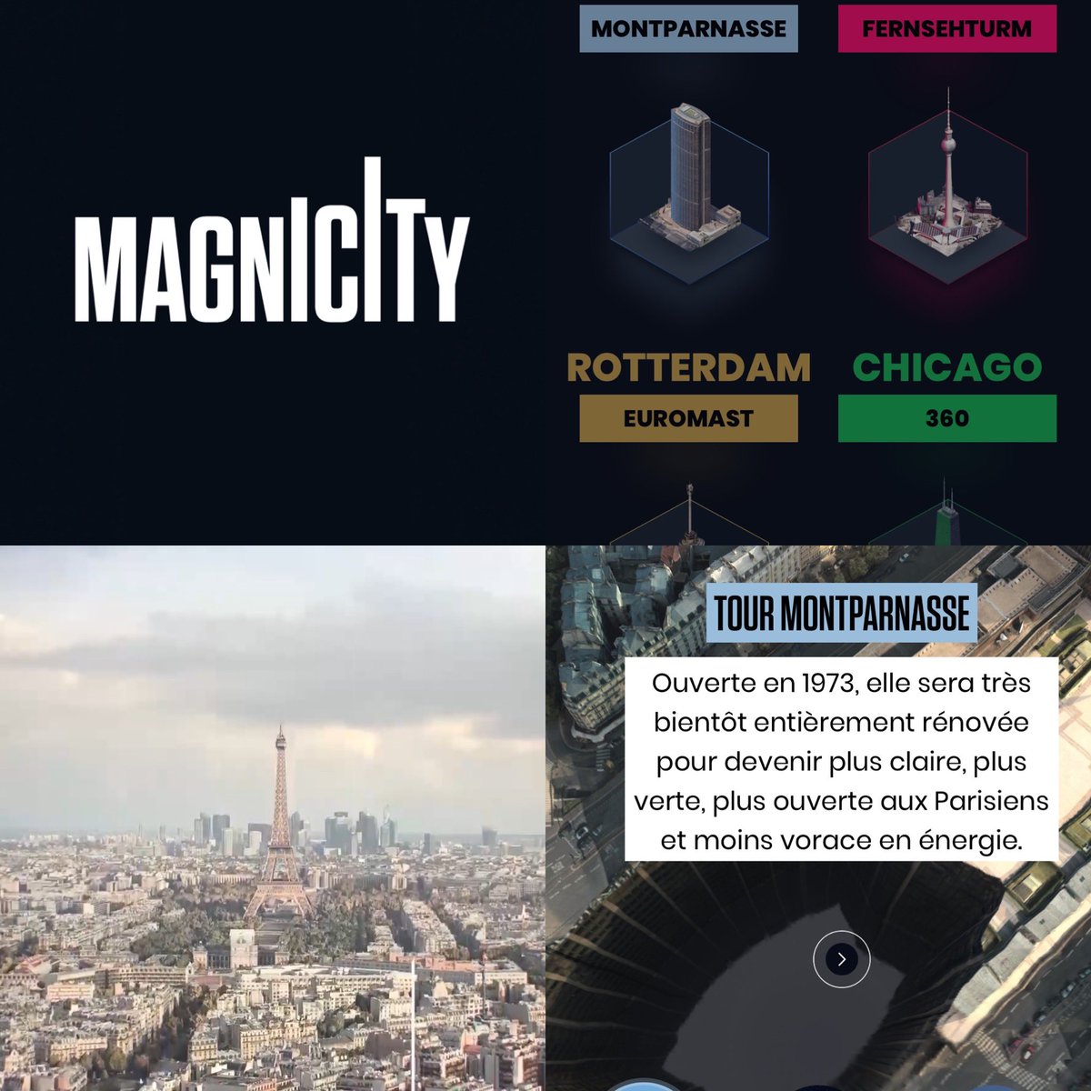 davpicard's tweet photo. Découvrir #Paris en réalité augmentée #AR ? Il y a maintenant une nouvelle appli pour ça #Magnicity 👍 sur iOS (aussi sous Android) https://t.co/XjufCexEYs #AugmentedReality #culture #digitalart #DigitalTransformation https://t.co/IaF89IiVa8