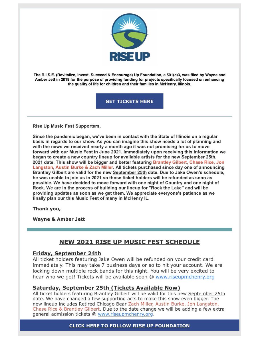 Our Music Fest has been rescheduled to September 24th and 25th 2021.