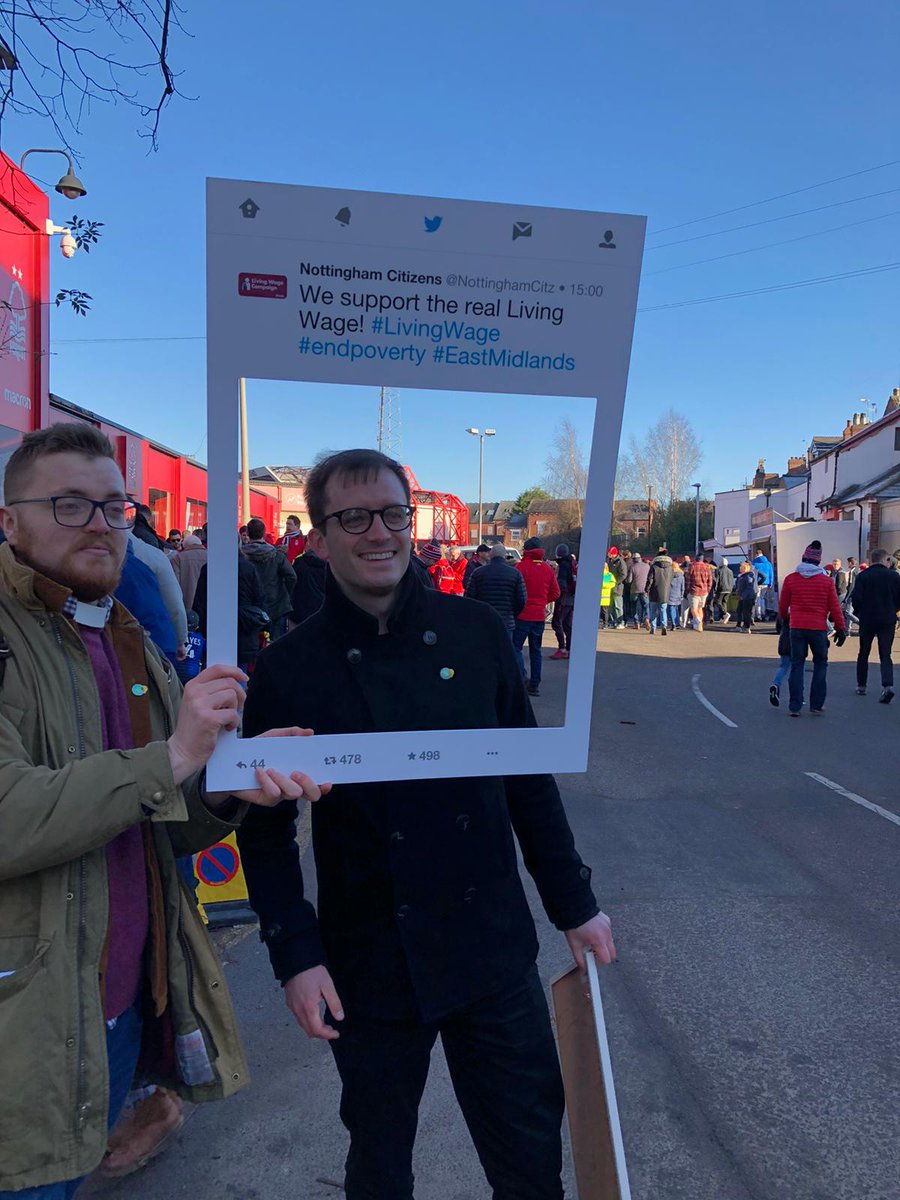 Me and the big man @GarrethFrank reckon @NFFC #NFFC should #EndPovertyPay and sign up to the @LivingWageUK and pay all their staff a #NFFCRealLivingWage