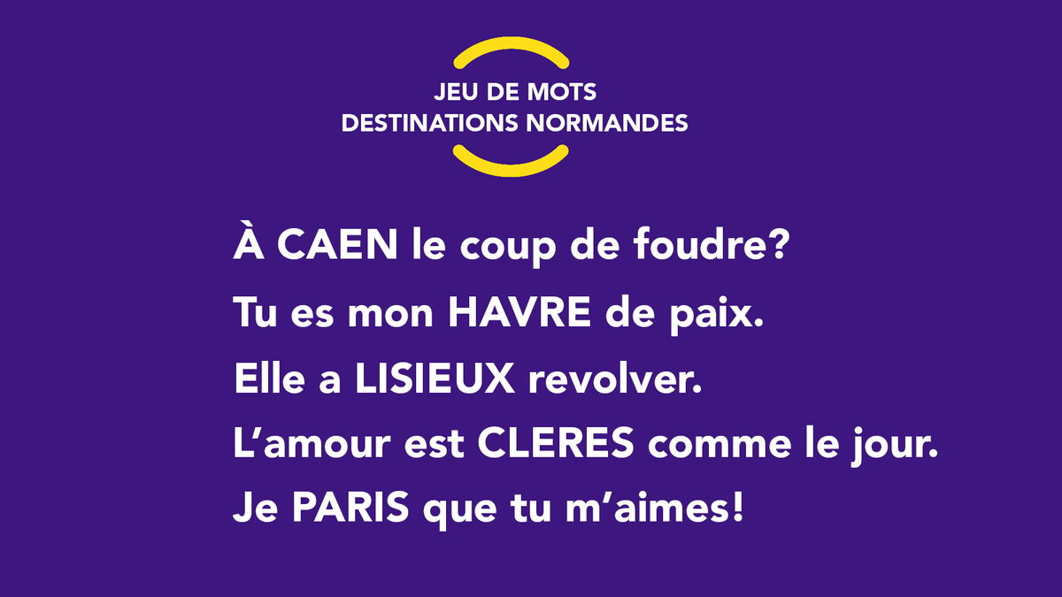 train_nomad's tweet photo. #SAMEDIVERTIT
Bravo à tous pour votre participation et votre imagination... Débordante !
Il n'y a pas de bonnes ou mauvaises réponses, rassurez-vous. Voici ce à quoi nous avions pensé pour compléter ces phrases 😀
À samedi prochain pour une nouvelle édition du #SAMEDIVERTIT 🥳 https://t.co/EOpcGQKq5O