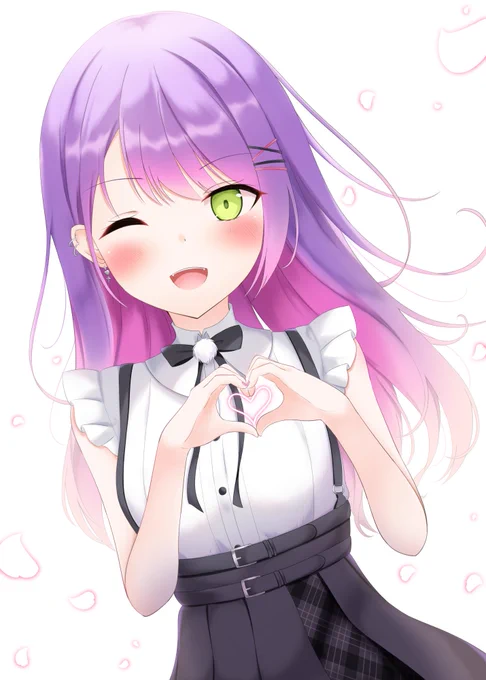 髪おろしたトワ様の彼女感すごく好きです

 #TOWART 
#常闇トワ新衣装 