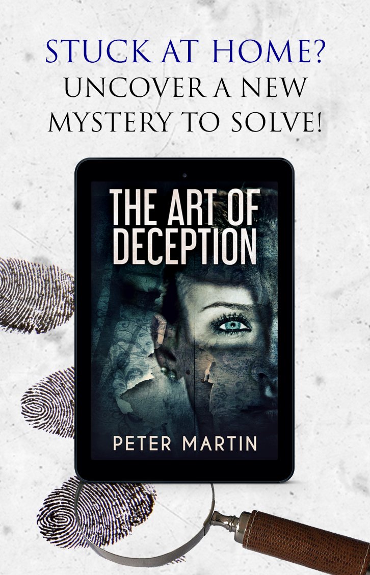 #Discounted to 0.99 from 5-9 MAY 2021
 #THE #ART #OF #DECEPTION PETER MARTIN #PSYCHOLOGICAL #THRILLER mybook.to/taod   BY THE TIME HE FINDS OUT IT MAY BE TOO LATE #FREEKUNLIMITED