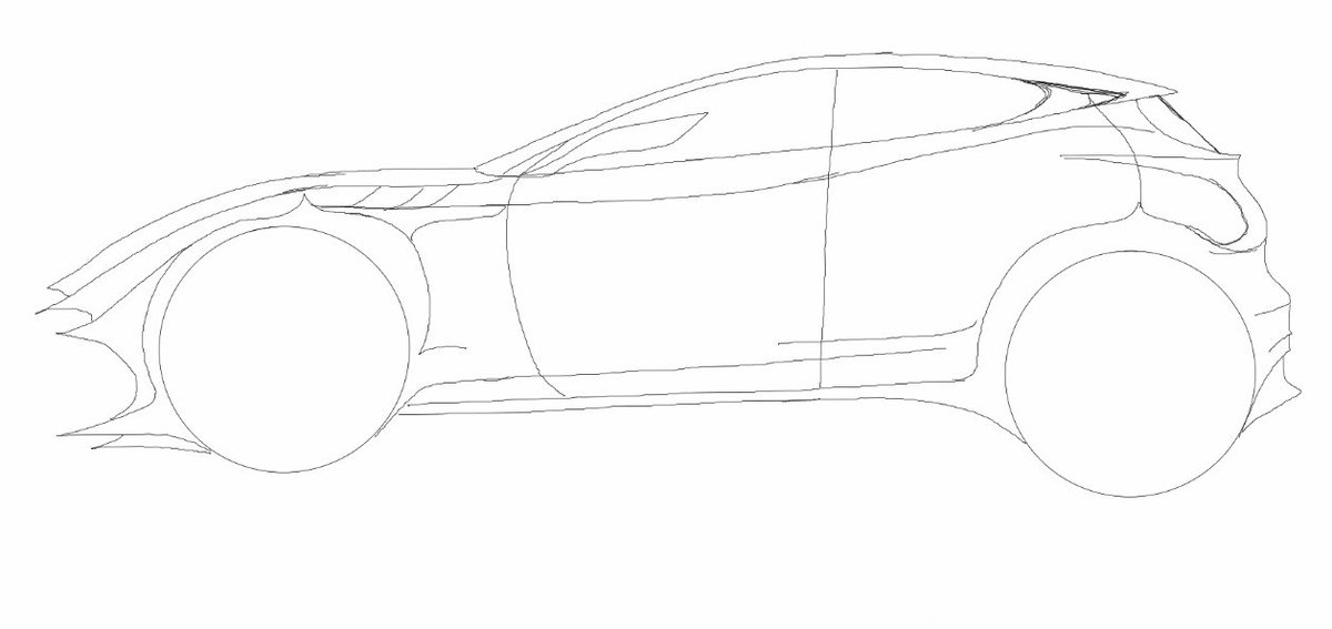 ProfileCar's tweet image. Un dessin rapide pour une citadine énervée 😎