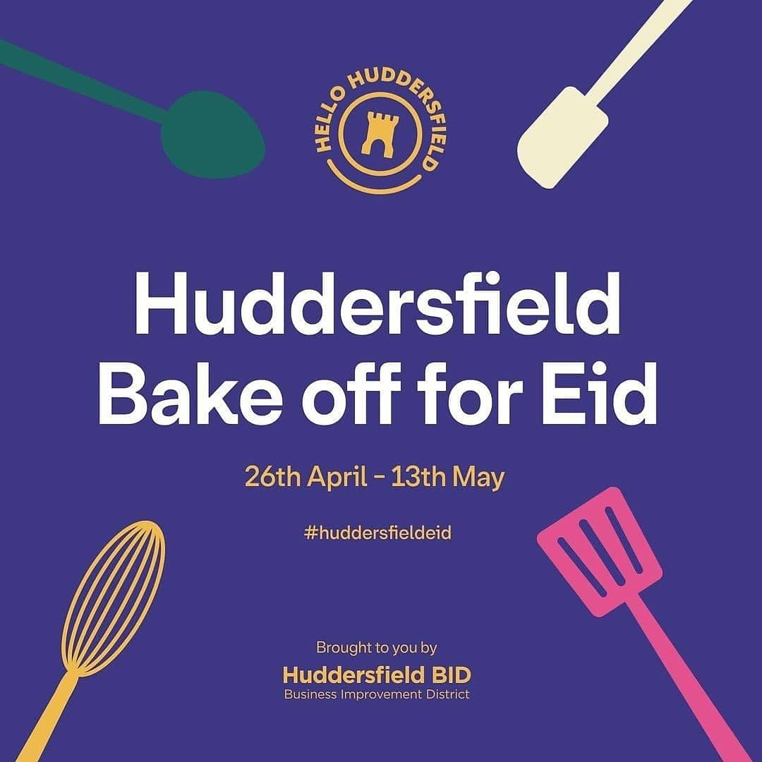 HuddersfieldBID's tweet photo. Take a picture of your Eid baking and tag #huddersfieldeid for a chance to win 1 of 3 £50 vouchers.
Don't forget you can buy your beautiful eid clothing from Junaid Jamshed based in @KingsgateShops
#eidevents #eid2021 #eid #eidcollection #eidcollection #eidgifts https://t.co/uOLWzMuwly