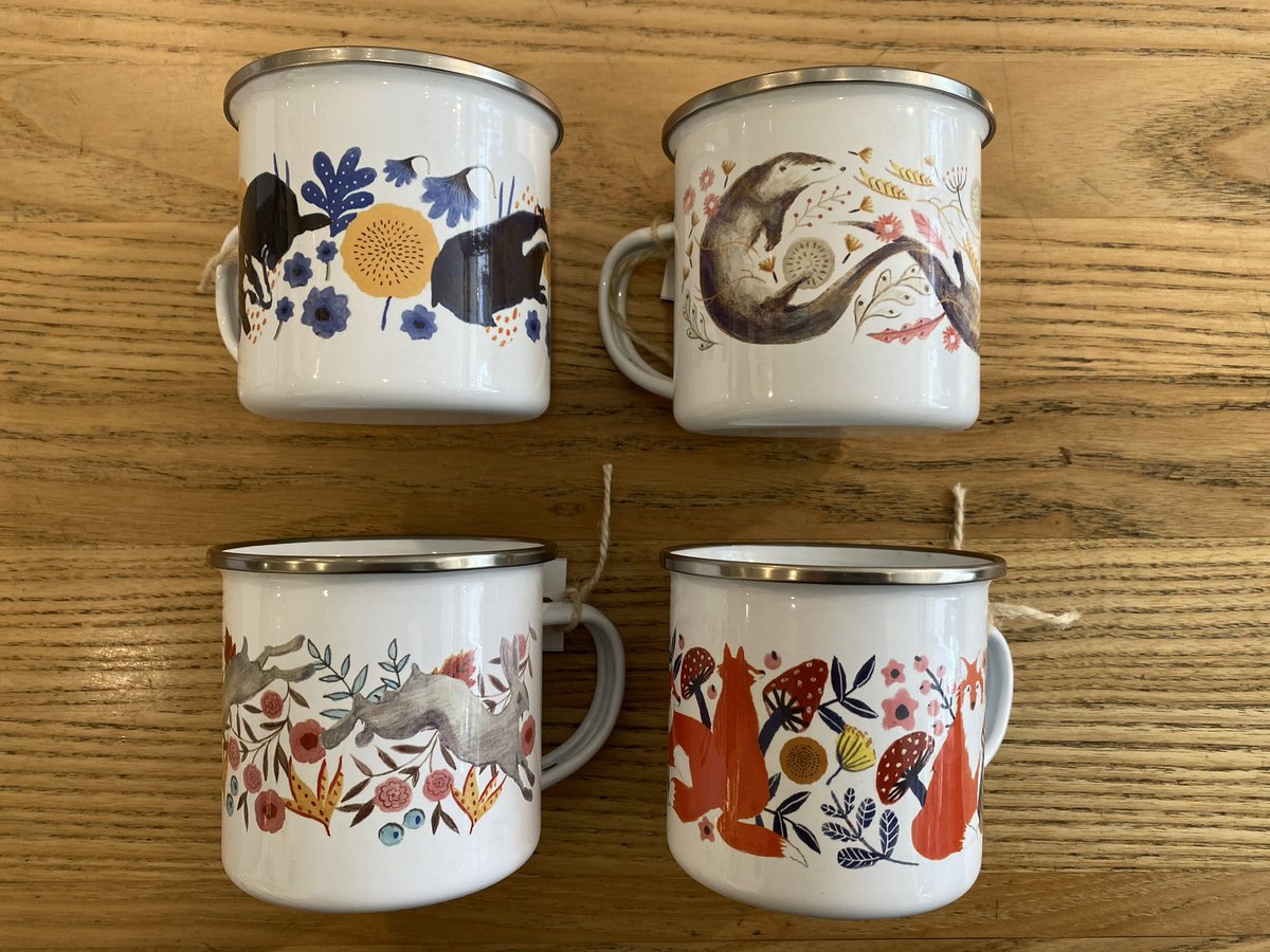 We simply adore these ceramic mugs by @teresa_kirk Teresa is our Saturday Spotlight artist this week, read more over on our Facebook page Arteriashop #giftlocal #lovelancaster #saturdayspotlight