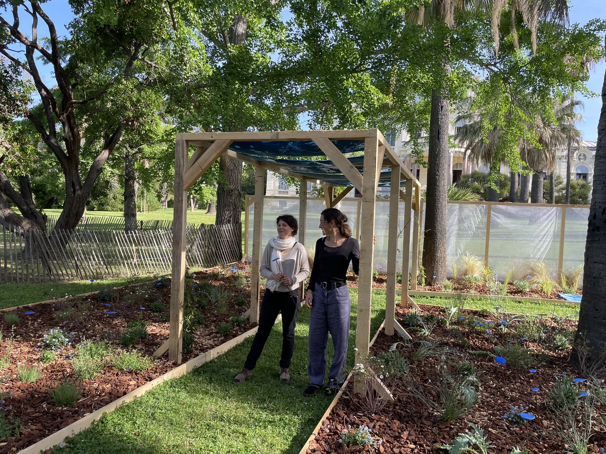AnthoMattz's tweet photo. Folie Folia, Complantation/ Contemplation, 2 magnifiques œuvres et découvertes pour notre Jury #Presse à découvrir à #Cannes ! @AlpesMaritimes @ProCotedazur #FestivalJardins06 #CotedAzurFrance https://t.co/pqAFrTcWnz