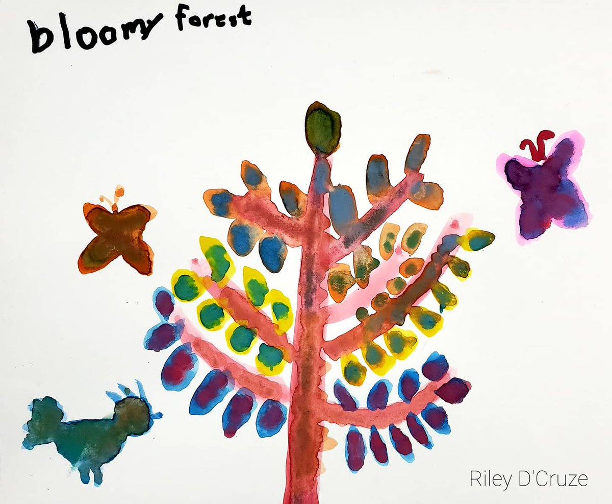 melainedcruze's tweet photo. #mothersday2021 #weekend #art #bloomforest #watercolor @Usborne by Riley https://t.co/Ao6R0HhX1p