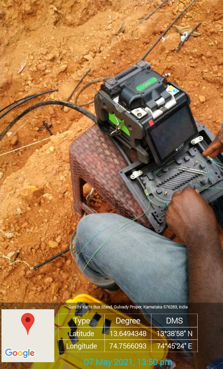 CscUdupi's tweet photo. #CSCE-Governance #CSCWifiChoupal
at Gram Panchayat HEMMADI
Block KUNDAPURA
District UDUPI
State Karnataka
Dedicatedly working towards #Bharatnet fiber restoration and maintenance to keep the essential internet connectivity up and working.
#CSCseGRAMSWARAJ
#LockdownPeriod https://t.co/ZcOz4oCyut