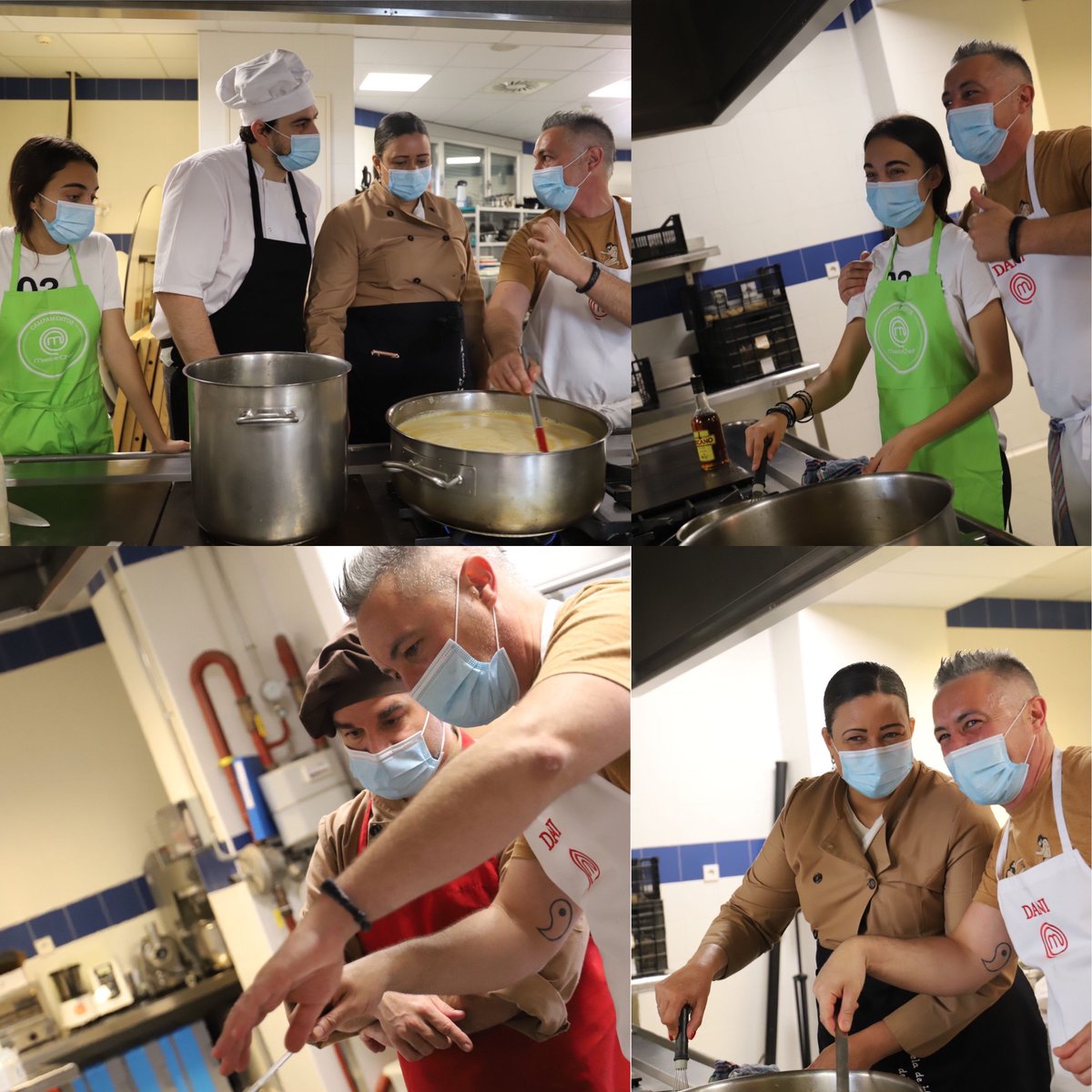 SomosTribuVK's tweet photo. Hoy pasamos la mañana con @DaniMChef9 que está cocinando para familias de Somos Tribu Entrevías. Cuenta con personas de Somos Tribu VK que le están ayudando en el cocinado, y aprendiendo mucho! Como Patri, vecina de Entrevías que participó en Masterchef Junior. #todassomostribu https://t.co/f3fLKMJoIp