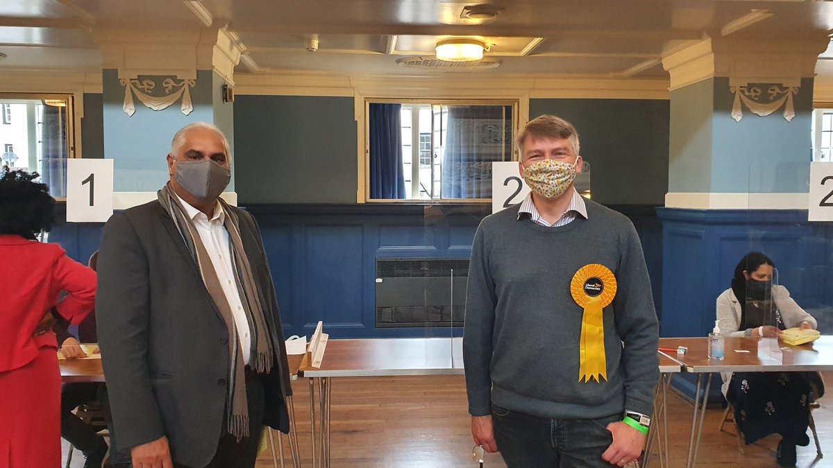 Andrew Gant, Lib Dem group leader says it is the 'old politician's error' to make predictions.He adds: "All I would say is we have put up a very good manifesto and team of candidates and I'm very proud of all the effort we have put in." Pictured here with Altaf-Khan