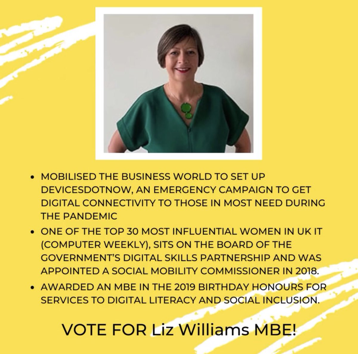 After some of us had a practice run casting our vote for local elections, it’s time for the big vote: @GDST Alumna of the Year! 
Voting closes on Monday. Support digital social mobility champion Liz in her mission to #Fixthedigitaldivide 
gdst.net/aoya #fearnothing