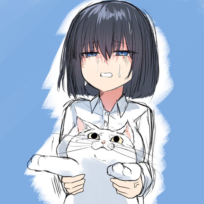 猫と女の子 