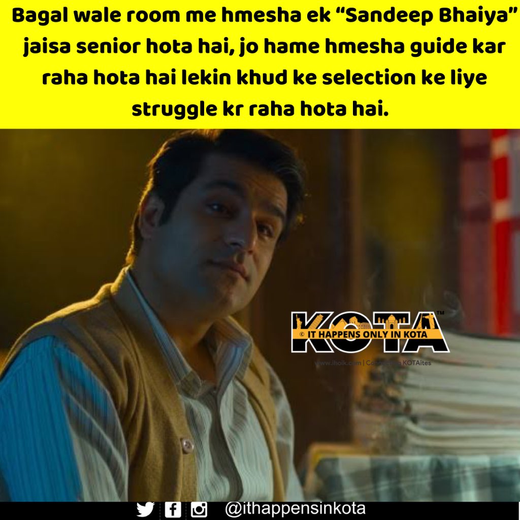 ithappensinkota's tweet photo. #ihoik #tvfaspirants #sandeepbhaiya https://t.co/rgklFp5JB8
