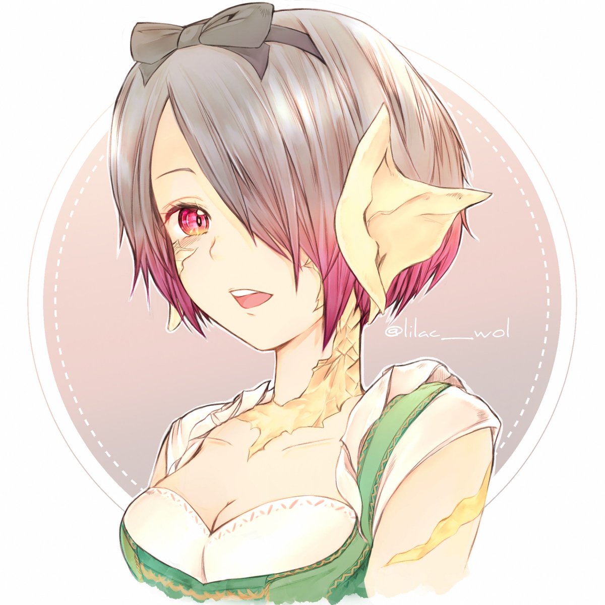 Ff14 アイコン描かせていただきました 羽角メスラさん Ff14イラスト メスラ コマ のイラスト