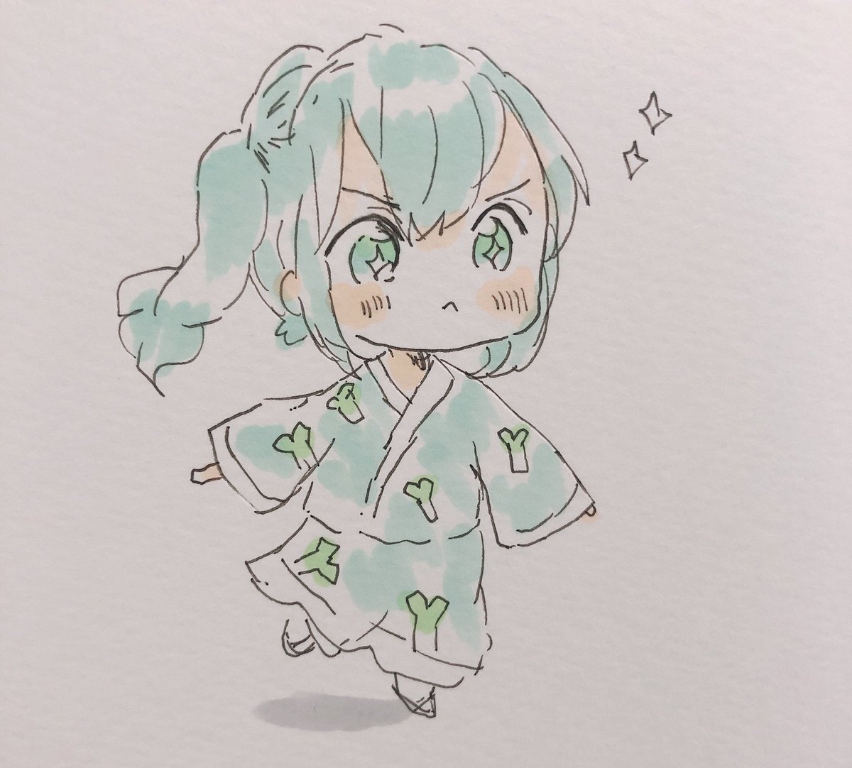 「許可もらいました https://t.co/1CkUHTCERc 」|sakiのイラスト
