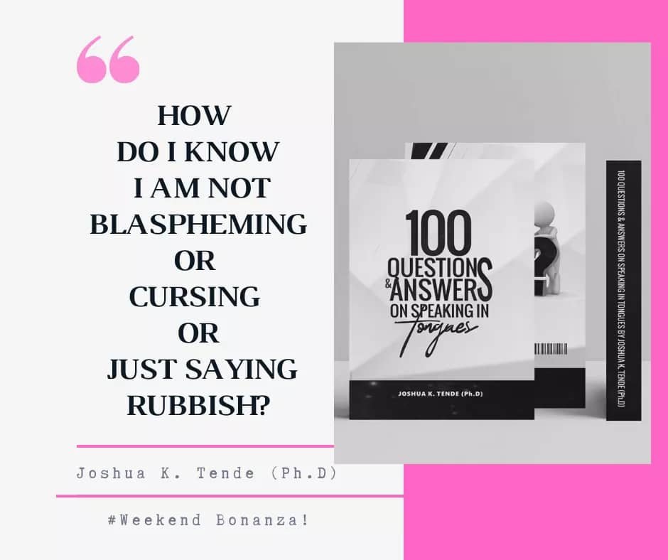 When we speak in tongues, we:
I.Magnify God_Acts 10:44-46.
II.Give God glory_Acts 2:11,10:46 (BBE).
III.Speak by the Spirit of God (1 Cor 14:2,14:4 (AMP)_the HOLY SPIRIT CAN NEVER BLASPHEME GOD.
IV.Exalt the Lordship of Jesus_1 Cor 12:3.
V. Speak God's perfect will (Rom 8:26-27).