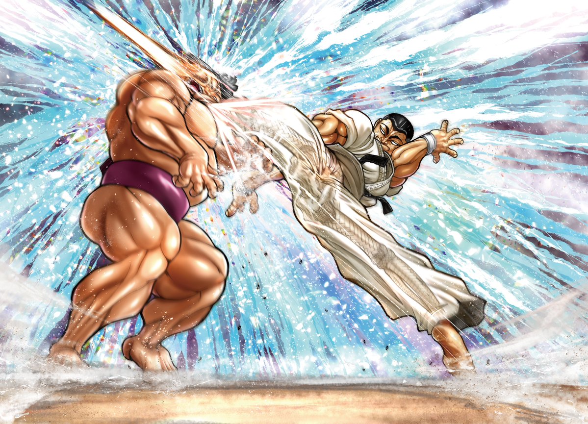 週刊少年チャンピオン編集部 バキ道 刃牙 シリーズ最新作 バキ道 単行本9巻が大好評発売中ッ 愚地克巳と関脇 獅子丸の一戦 死闘の末 現れたのはまさかの烈海王ッッ 克巳 烈の共闘を見逃すな ッ また スピンオフ2作品の同時刊行を記念し