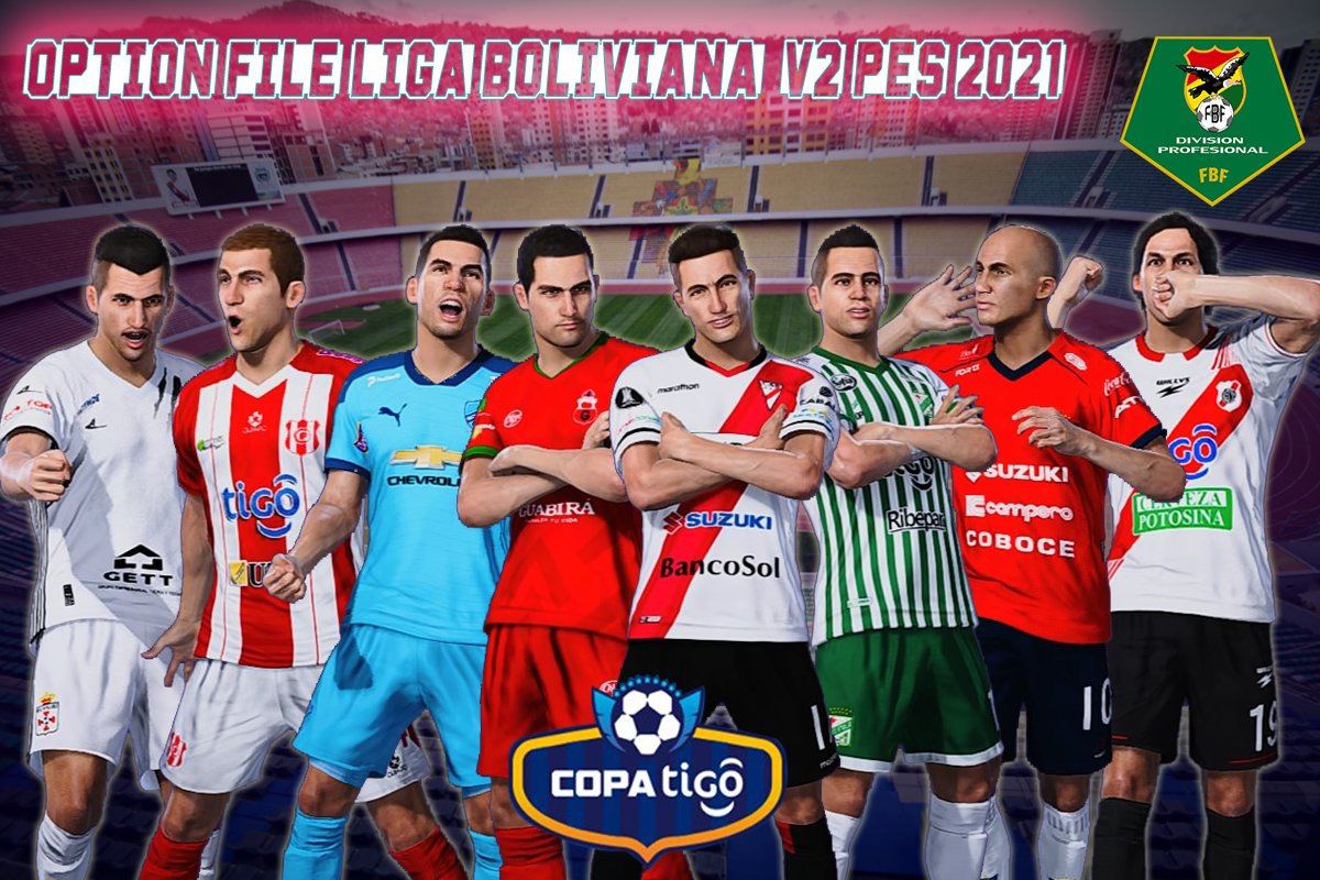 KitmakerJp's tweet photo. SE VIENE LA PREMIER LEAGUE BOLIVIANA V2 PES 2021 PS4 @EditemosPES @VirtuaRED @ClubRoyalPari @ClubAlwaysReady @Bolivar_Oficial @ClubStrongest @cdopetrolero @BloomingOficial @WilstermannCD https://t.co/30iyzMS17o