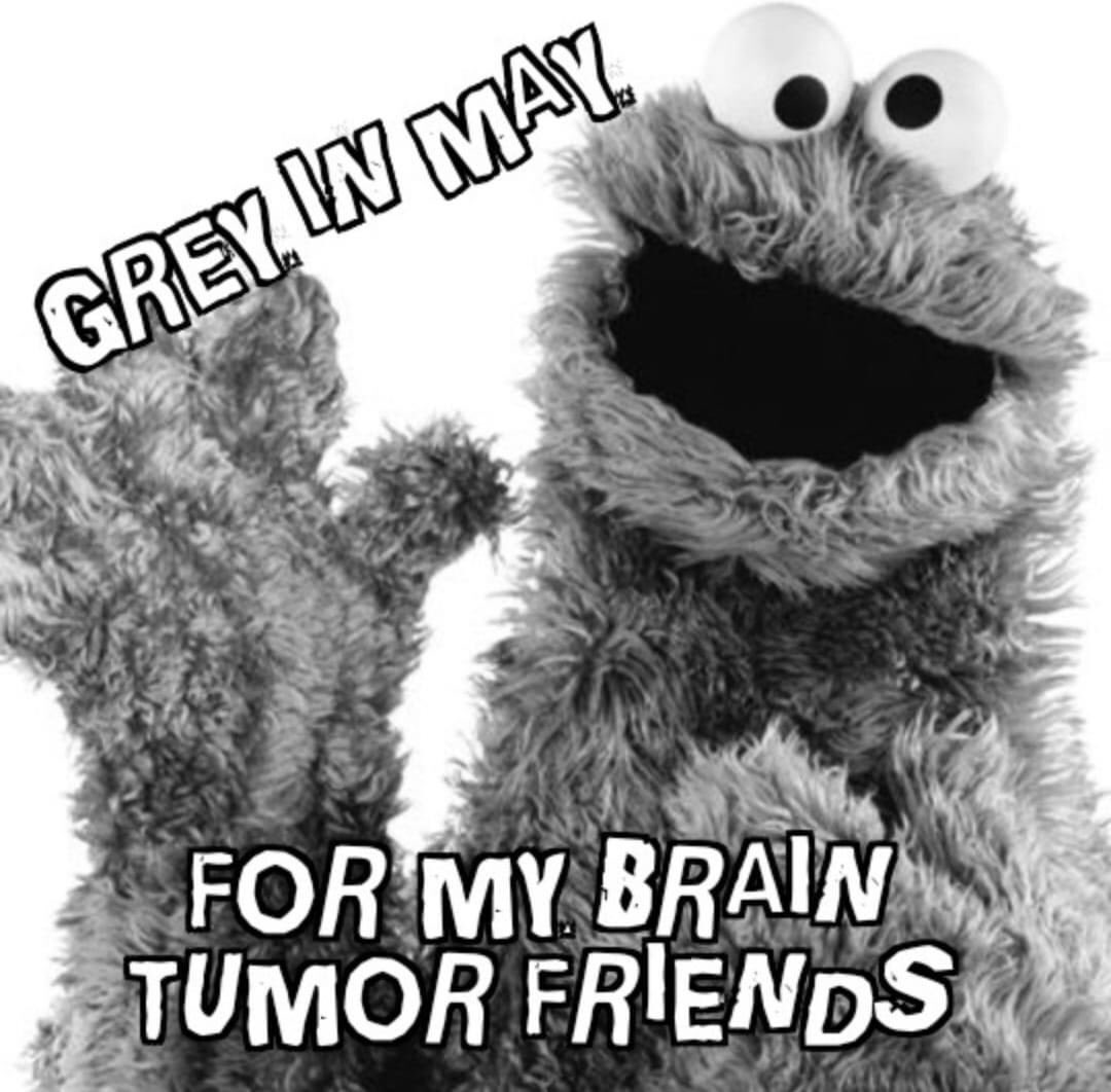 nat_mccullagh's tweet photo. #Gogreyinmay
#mengingioma 
#BrainTumorAwarenessMonth 
#warrior https://t.co/l1OdUMcue4