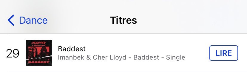 BADDEST est dans le TOP 30 dans la catégorie Dance sur ITunes FR: 
music.apple.com/fr/album/badde…