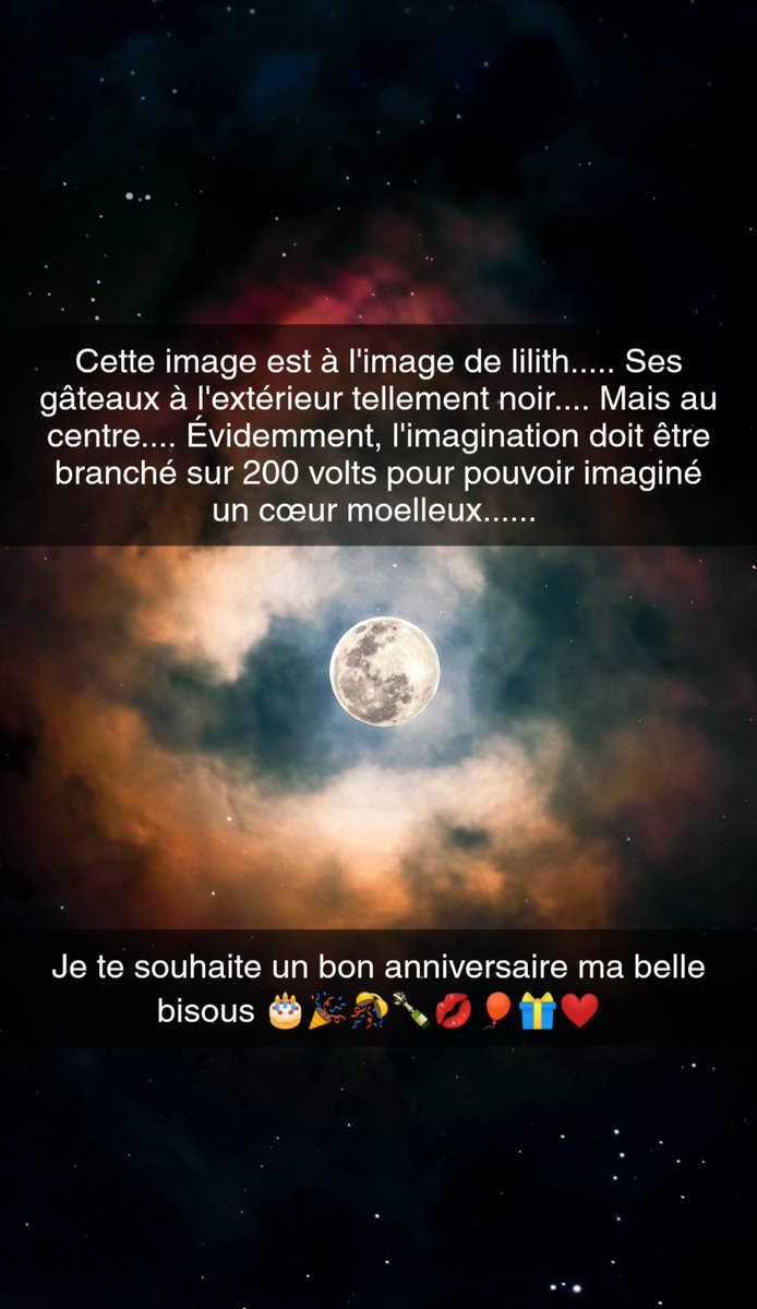 isaeristoff's tweet photo. Je souhaite un merveilleux anniversaire en ce jour à la destructrice mondial de gâteaux ❤️❤️❤️❤️❤️❤️❤️❤️❤️❤️❤️❤️❤️❤️
#annivLilith #lilithPresidente @LilithModerne 🔥🎇🎉🎊🎁🥇🎶 https://t.co/RN6OJs1ZX6