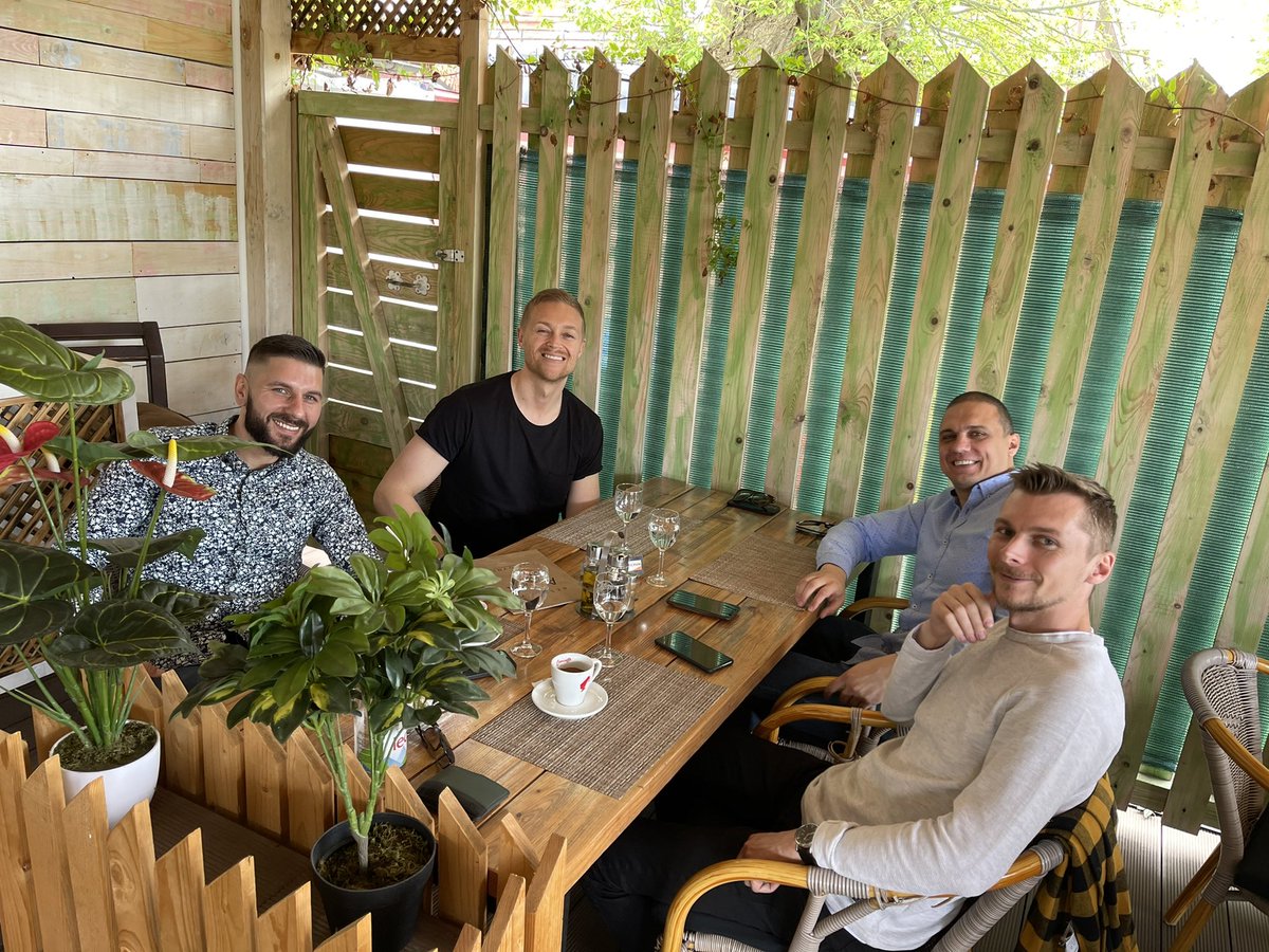 The War on Cancer team hanging out with <a href="/FabianBolin/">Fabian Bolin</a> in Sarajevo