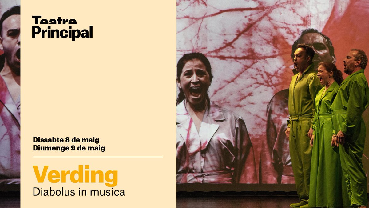 teatreprincipal's tweet photo. Estrenam #Verding, i només queden entrades per a la funció d'#avui dissabte a les 12h! ⚡
Una classe magistral, propera i amb tocs d'humor que repassa les millors #operes de #Verdi 👉🏻 https://t.co/sRZkaQGoNg
🟢 Demà encara la podeu veure en #streaming a les 18h #ElPrincipalobert https://t.co/ZUJNSt3cD3
