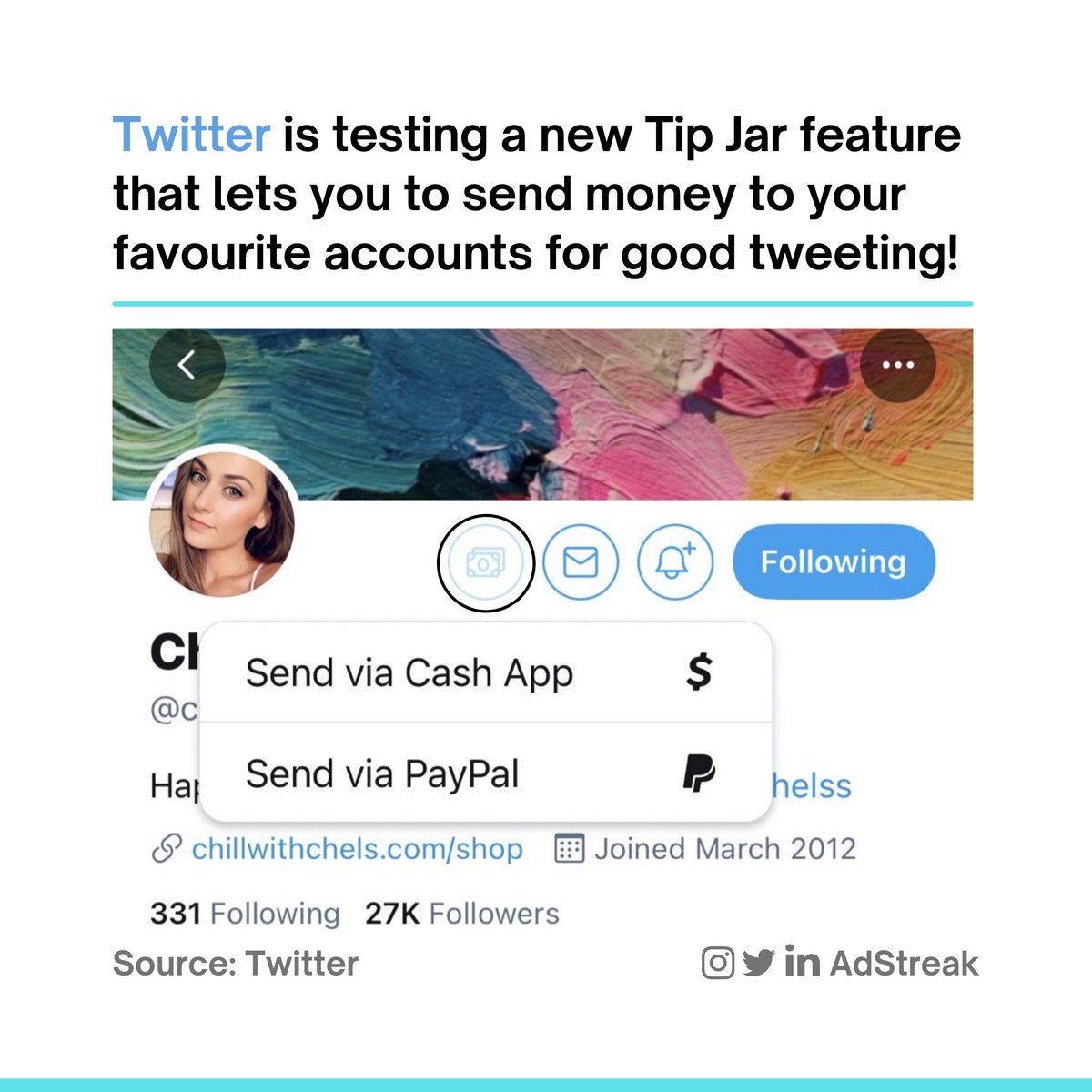 AdStreak tweet media