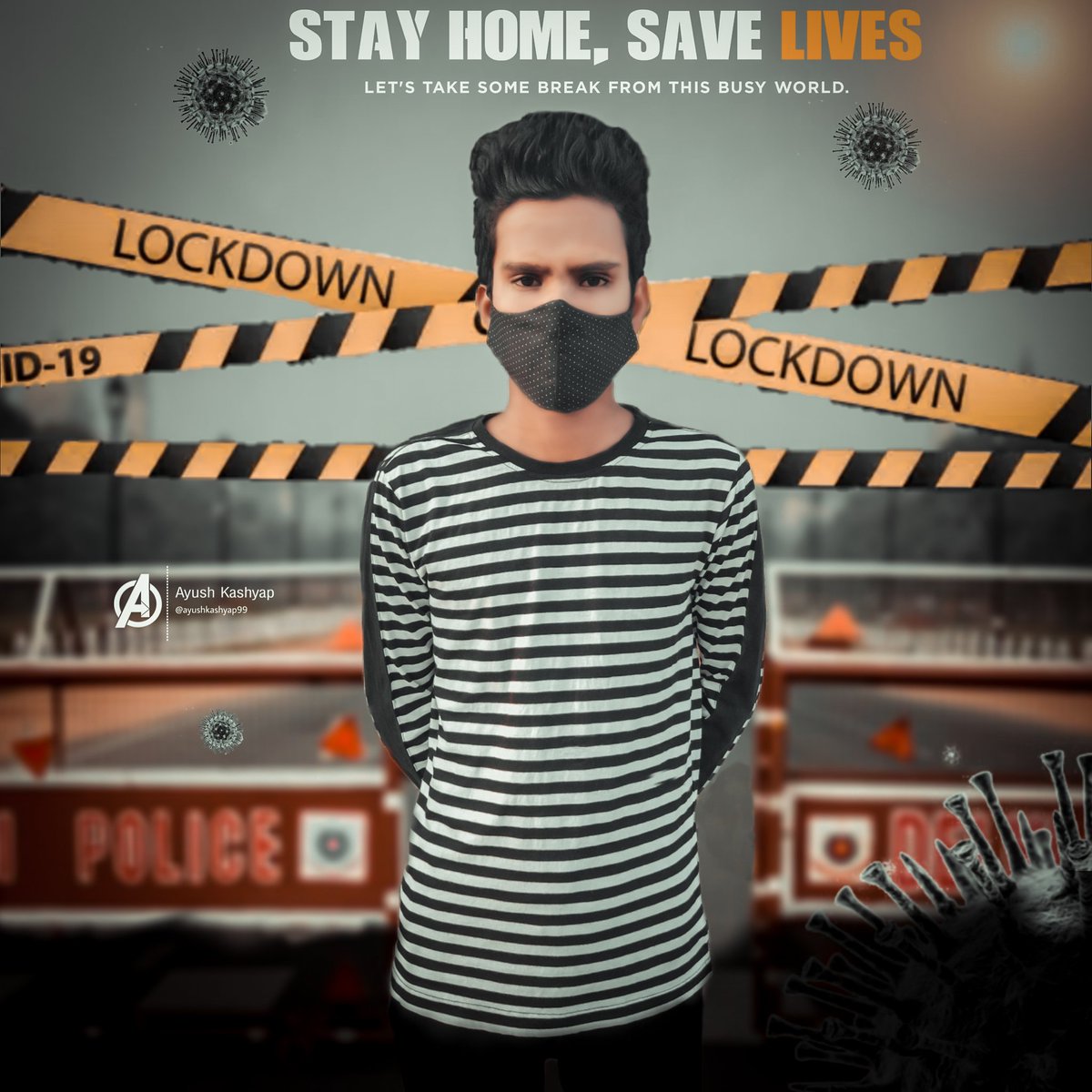 ayushkashyap99's tweet photo. Stay home save lives #StayHome
.
.
.
#TheAnk
#AyushKashyap #lockdown
#Kashyap #ayushkashyap99
#lockdown2021 https://t.co/aFGQnarBph