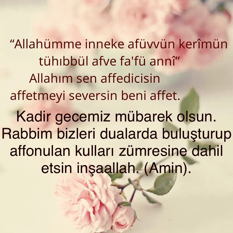 Müslüman coğrafyasında zulmün son bulduğu hastalıklardan kurtulduğumuz ve affonulduğumuz bir gece olsun inş. Hayırlı kandiller diliyorum.
#KadirGecesi #Kandil #MescidiAksa #dualardabulusalım