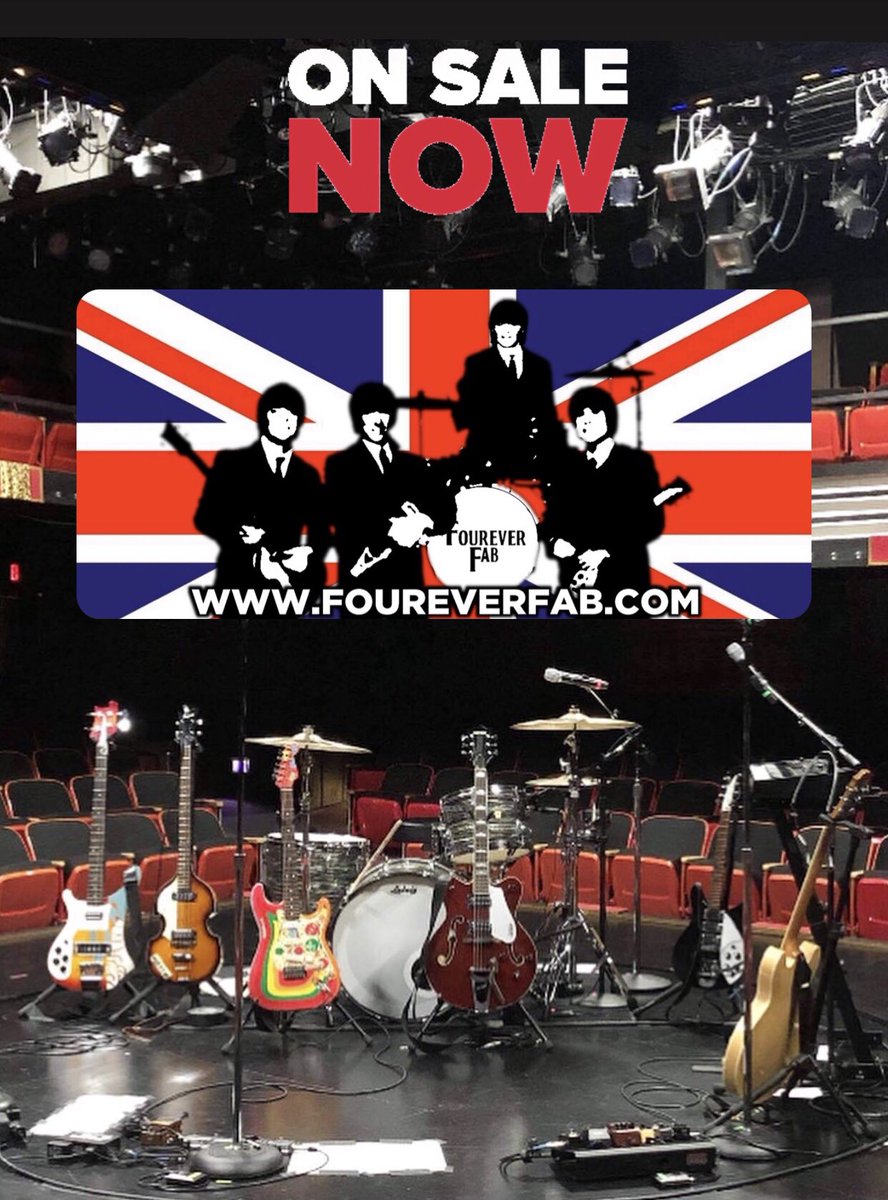 Come see us on May 8, 9, 15 &amp; 16 at <a href="/firesidetheatre/">Greg Gilson</a> in #FortAtkinson, #Wisconsin! Tickets > firesidetheatre.com/concerts/foure…
#BeatlesFan #thebeatlesforever #BritishInvasion #BeatlesMusic
#BeatlesTributeBands #FoureverFab