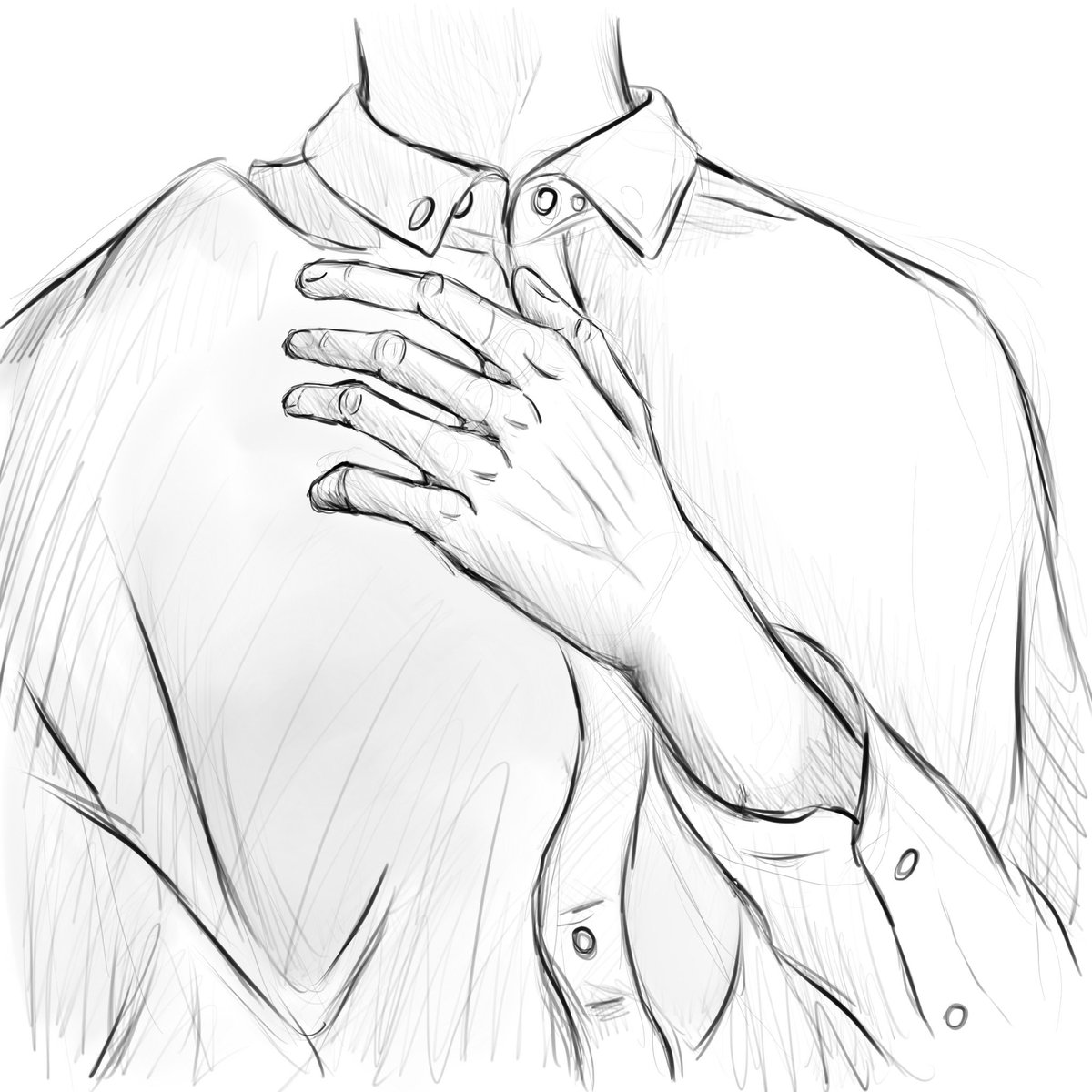 somethingally's tweet photo. These hands! Or a dude getting dressed.
#doodle #handreference #illustration #procreate #art #practice https://t.co/MmKTJKN0Gl
