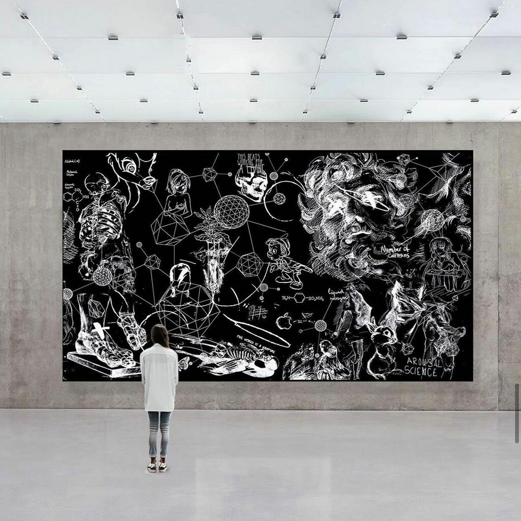 josephklibansky's tweet photo. I thought It would be a good idea to make a 5,5 meter long artwork.. for art’s sake 🖤 someone got a place for it?
.
.
.
#newpainting #contemporaryart #artcontemporain #paintings #josephklibansky https://t.co/JbBaexLuRF https://t.co/uG6nN7eZI0