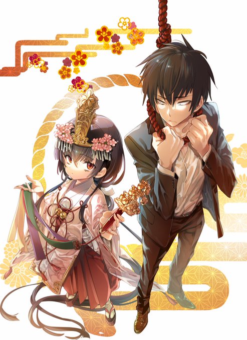 今回の表紙イラスト全景⛩️
11巻 発売まで2週間切りました!
#神さまの怨結び 