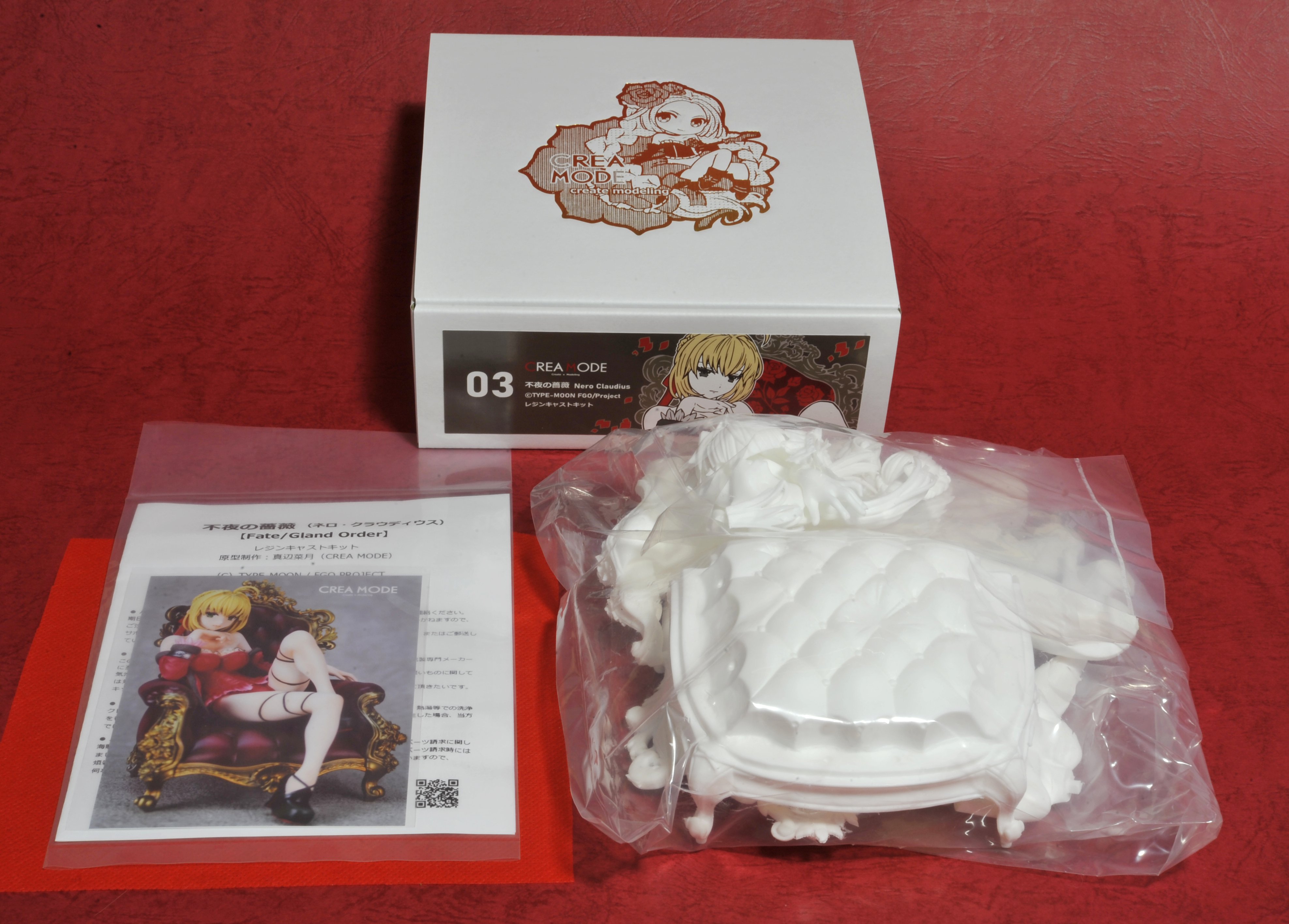 真辺菜月 Crea Mode クレアモード Crea Mode トレフェスオンライン3 商品紹介 不夜の薔薇 ネロ クラウディウス こちらも少数販売で 完売したら今回で絶版予定です 豪華でカラバリが楽しいキットです トレフェスオンライン3 Fgo