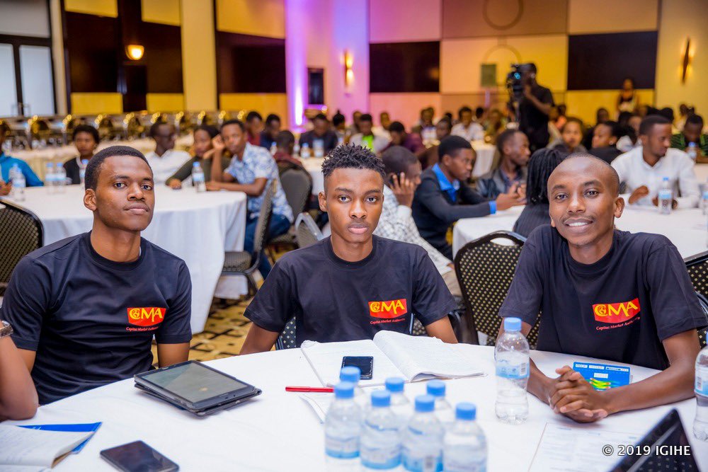 IGIHE's tweet photo. Exposing universities and higher learning institutions (HLIs) students on saving and investment opportunities offered by the capital market and prepare them as future investors and professionals of the capital market industry. [3/3] https://t.co/ThCrTaVBNl