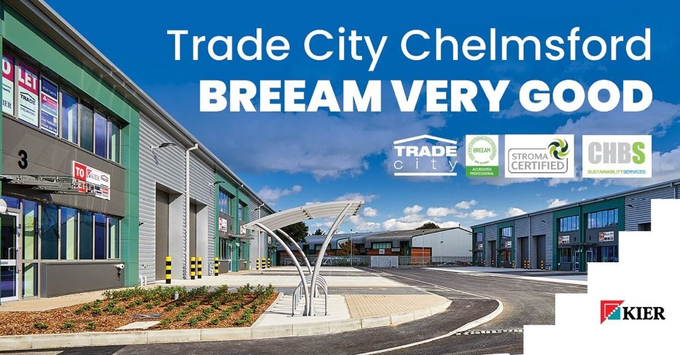 We have worked with Kier Property for 15 years ensuring their Trade City developments have sustainability built in