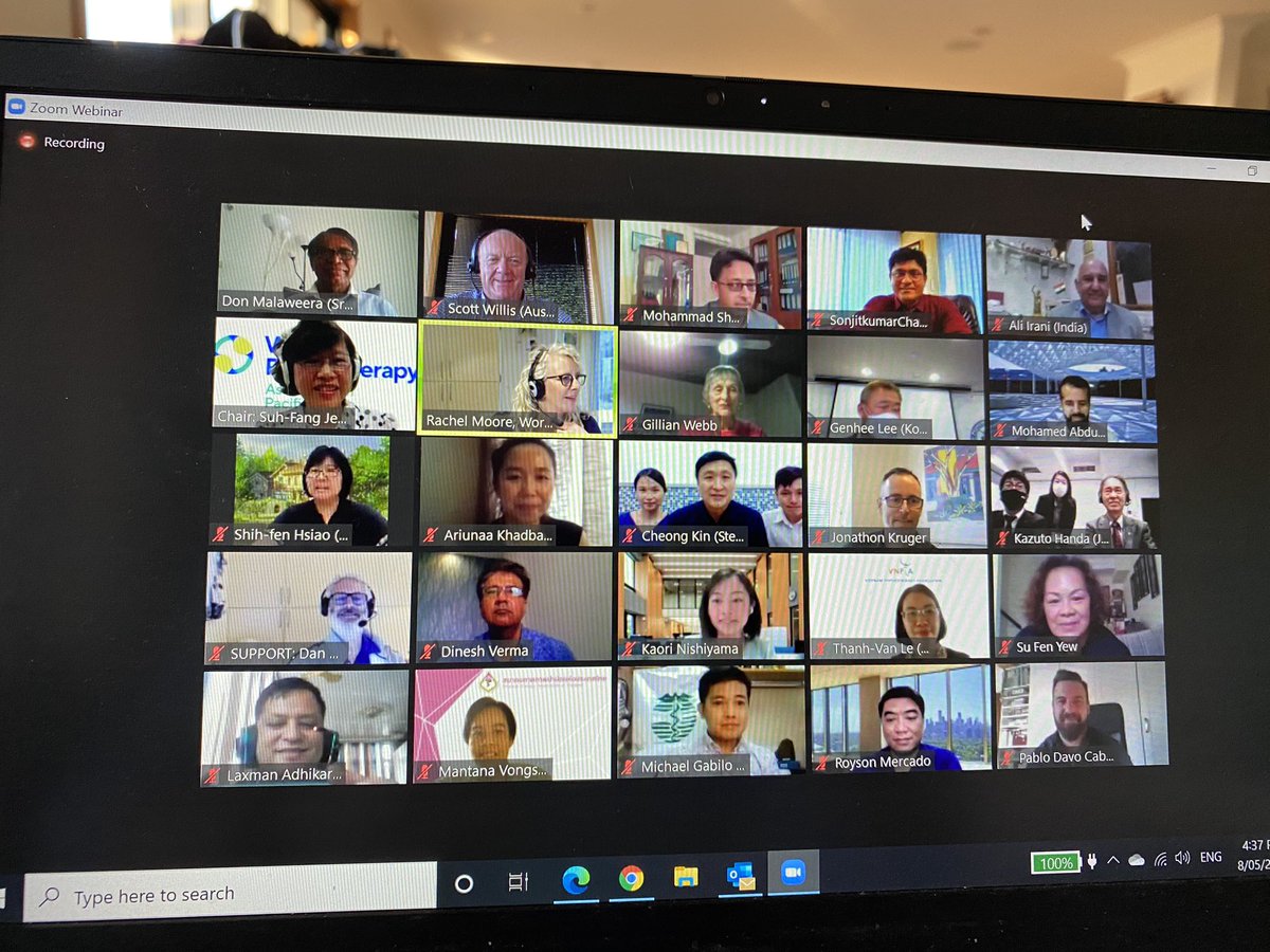 ScottSwillis's tweet image. Congratulations @GillianRWebb20 on being elected to the Asia West Pacific region executive team of World Physio. Very well deserved and look forward to working with you. @apaphysio @anja_thinks @JennyAiken3 @PhillCalvert