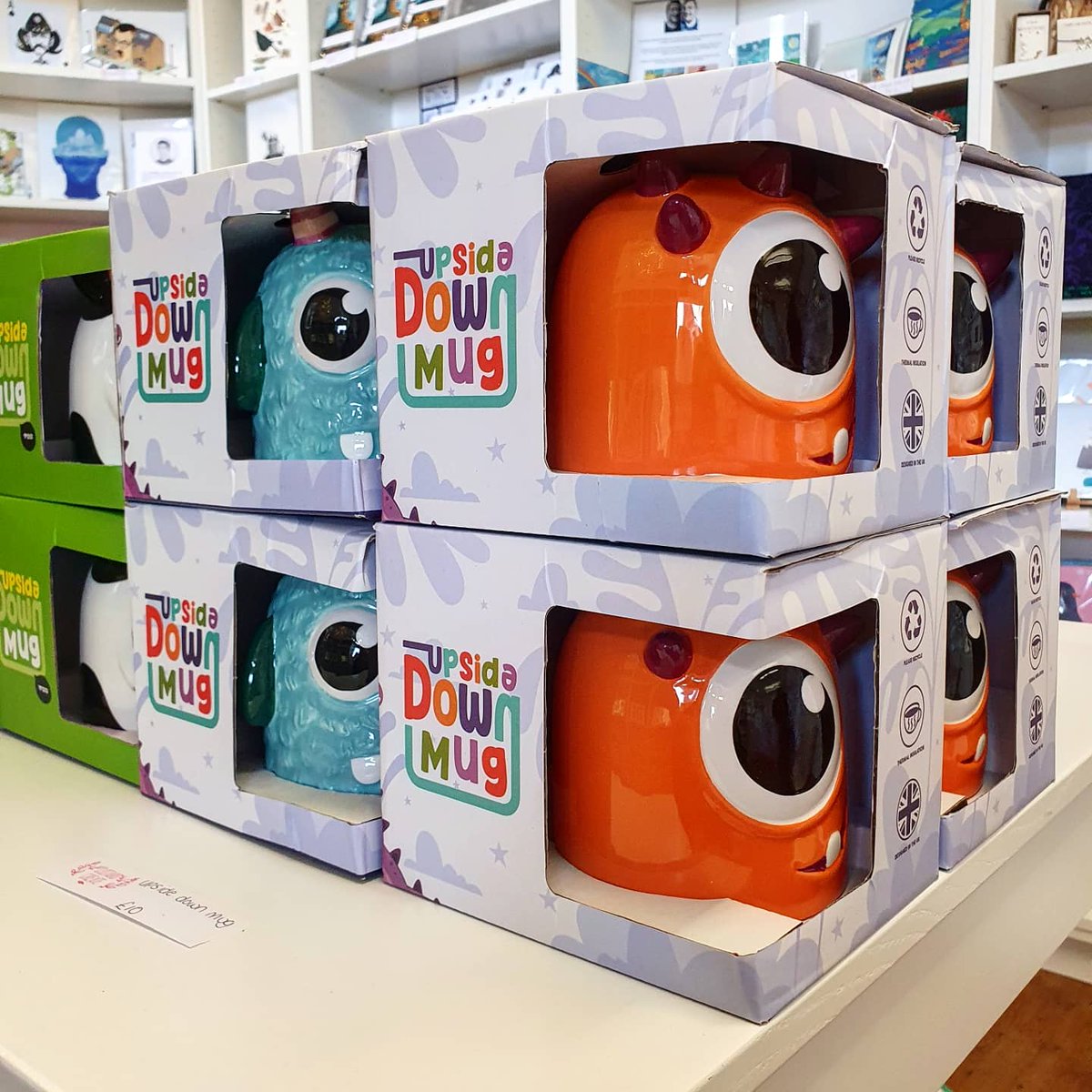 CustardCreate's tweet photo. It may be a little wet but everything at #thepiecehall is under cover!  Check out a few of our new colourful, quirky gifts/cards too - some of which are sure to give you a giggle and lift your spirits whilst in store! 🌈🌈🙂🙂 #thepiecehallhalifax #piecehall #custardcreate #gifts https://t.co/Wmns1IbBkC