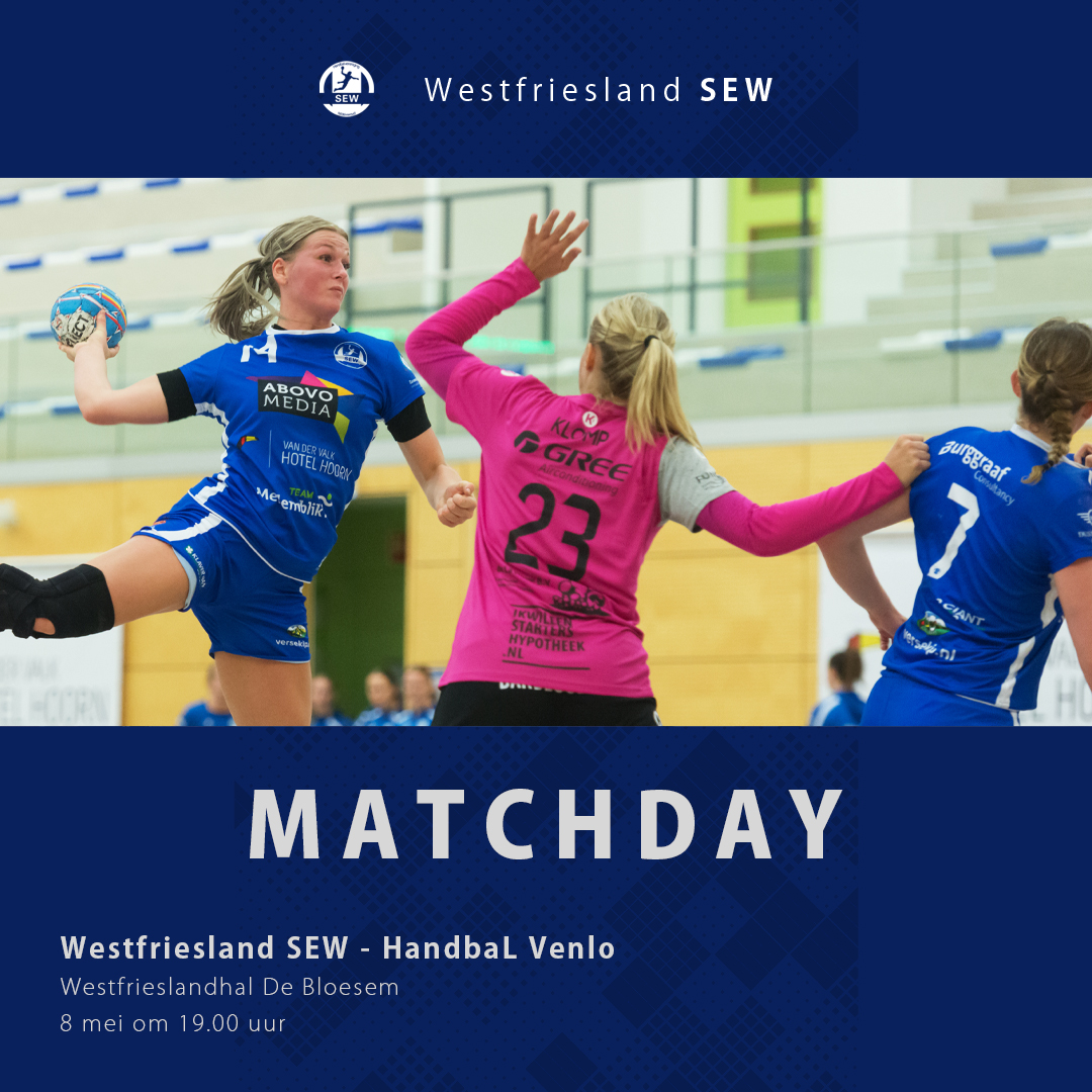 Yeah! Alweer matchday!

Vanavond om 19.00 uur nemen onze dames het op tegen <a href="/HandbaLVenlo/">Cabooter HandbaL Venlo</a>. 

Kijk de wedstrijd gratis via onze livestream op: youtube.com/watch?v=O2myO2…

Let's go!
💙💙💙