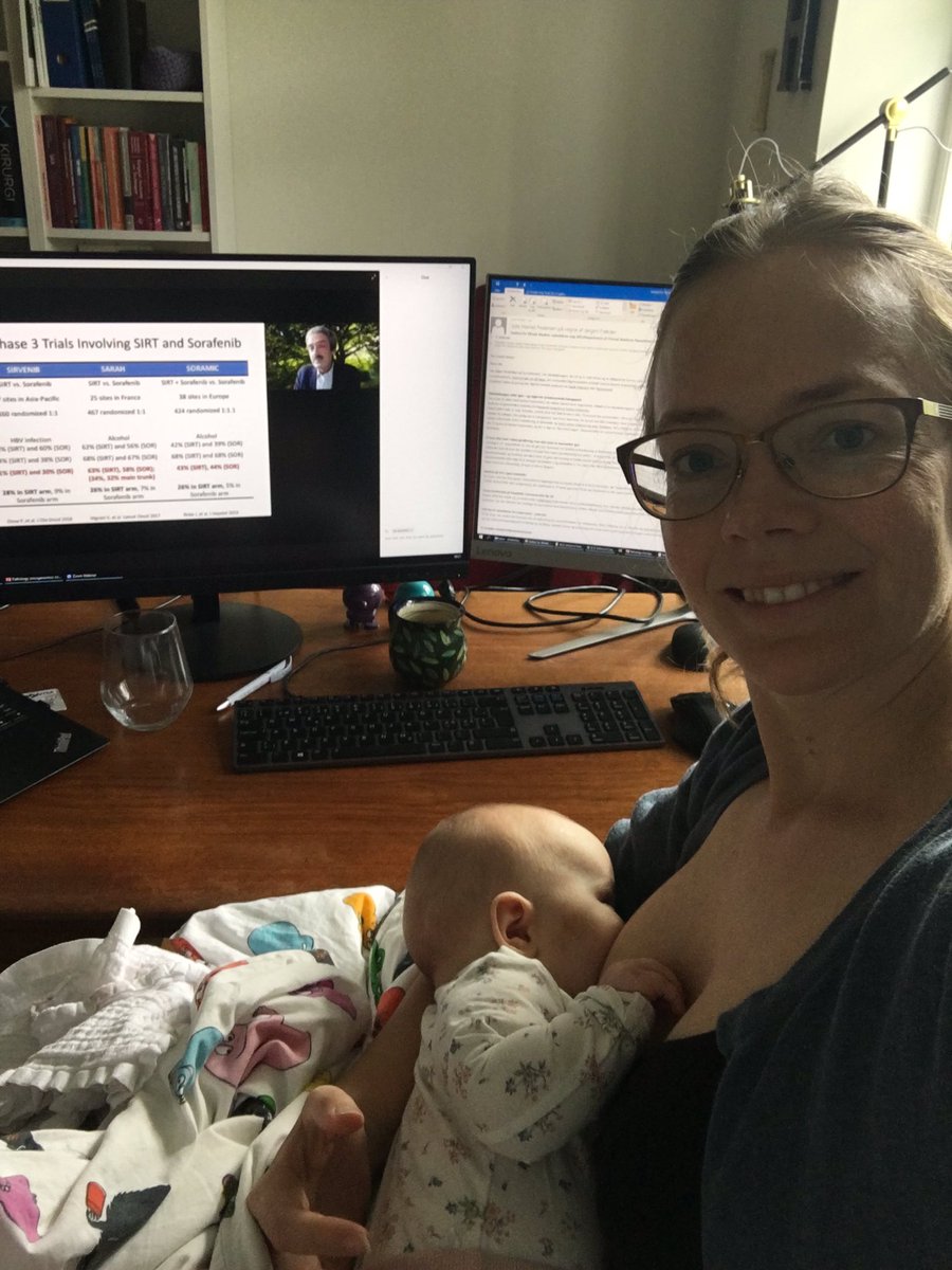 Stine_Karlsen's tweet photo. Goodmorning from the home office! We are ready for day 2 of the #ilcaschool from Aarhus. Virtual access do offer some advantages though we look forward to real life meetings again #multitasking #livercancer @ILCAnews https://t.co/a08Aq7KYEU