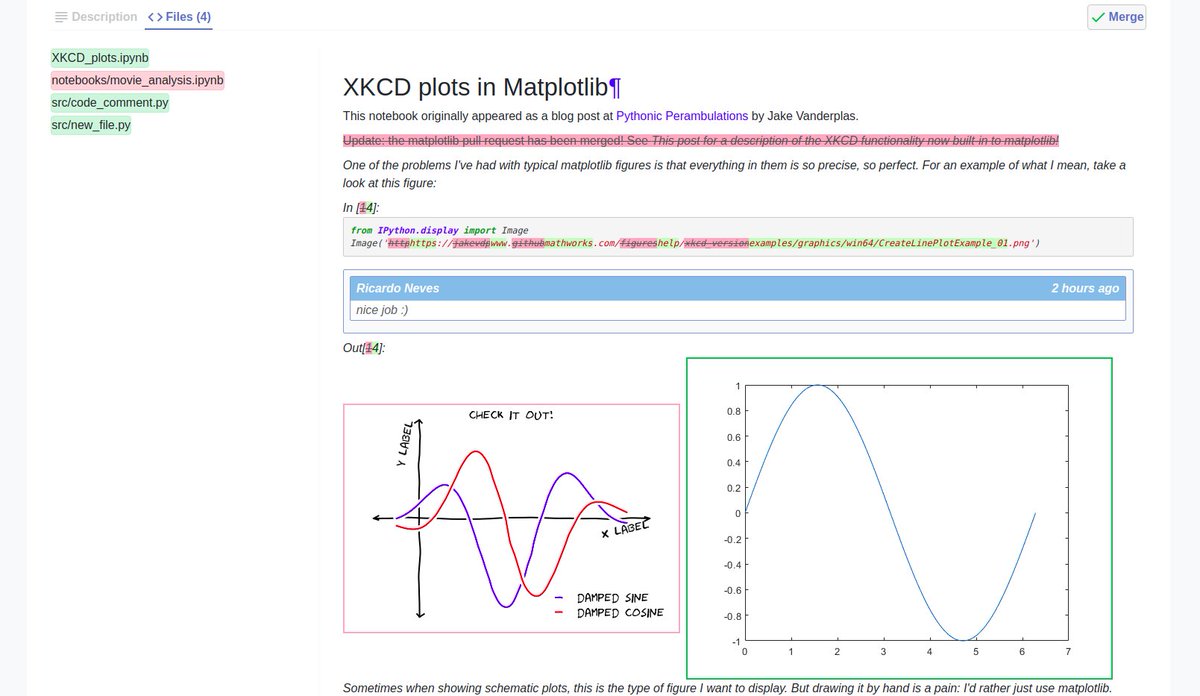 Just launched support for viewing notebook diffs when reviewing jupyter notebook 🎉
github.com/rsn491/koopera…