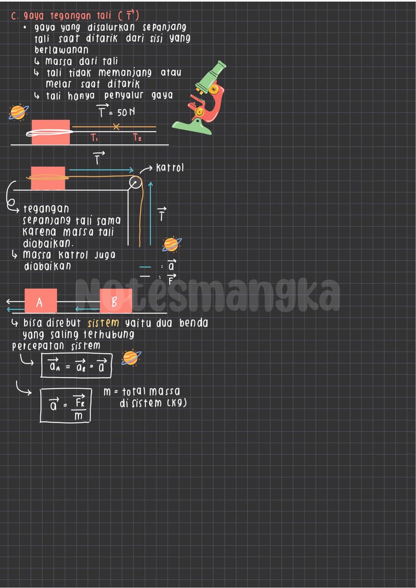 notesmangka's tweet image. — catatan hukum newton dan jenis-jenis gaya

Akhirnya catatannya jadi, maap rada lama soalnya ada kendala｡ﾟ(ﾟ´ω`ﾟ)ﾟ｡
Semoga bermanfaat!&amp;lt;3